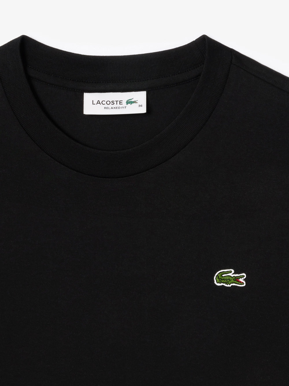T-shirt Lacoste da Donna - Nero