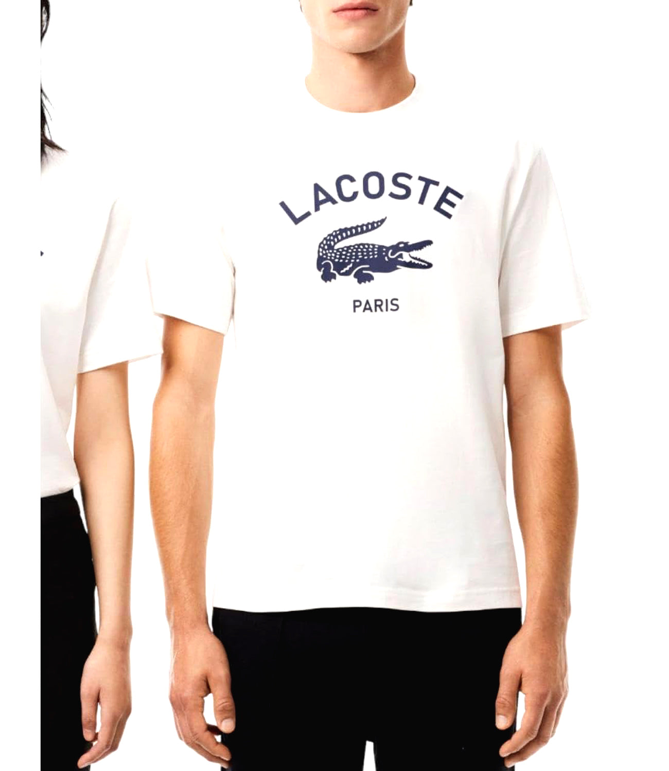 Lacoste T-shirt Uomo Mod. TH2733 70V Panna Avorio
