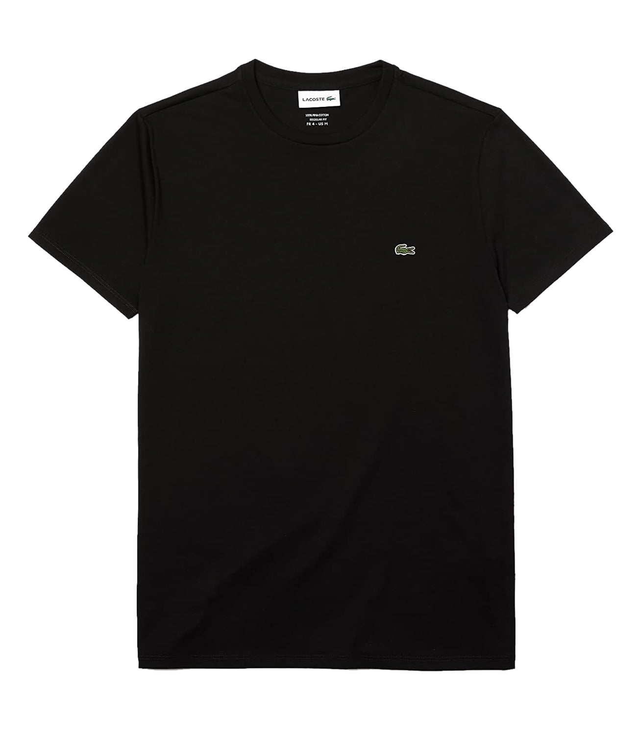 Lacoste T-shirt Uomo Mod. TH6709 PIMA COTTON 031 Nero
