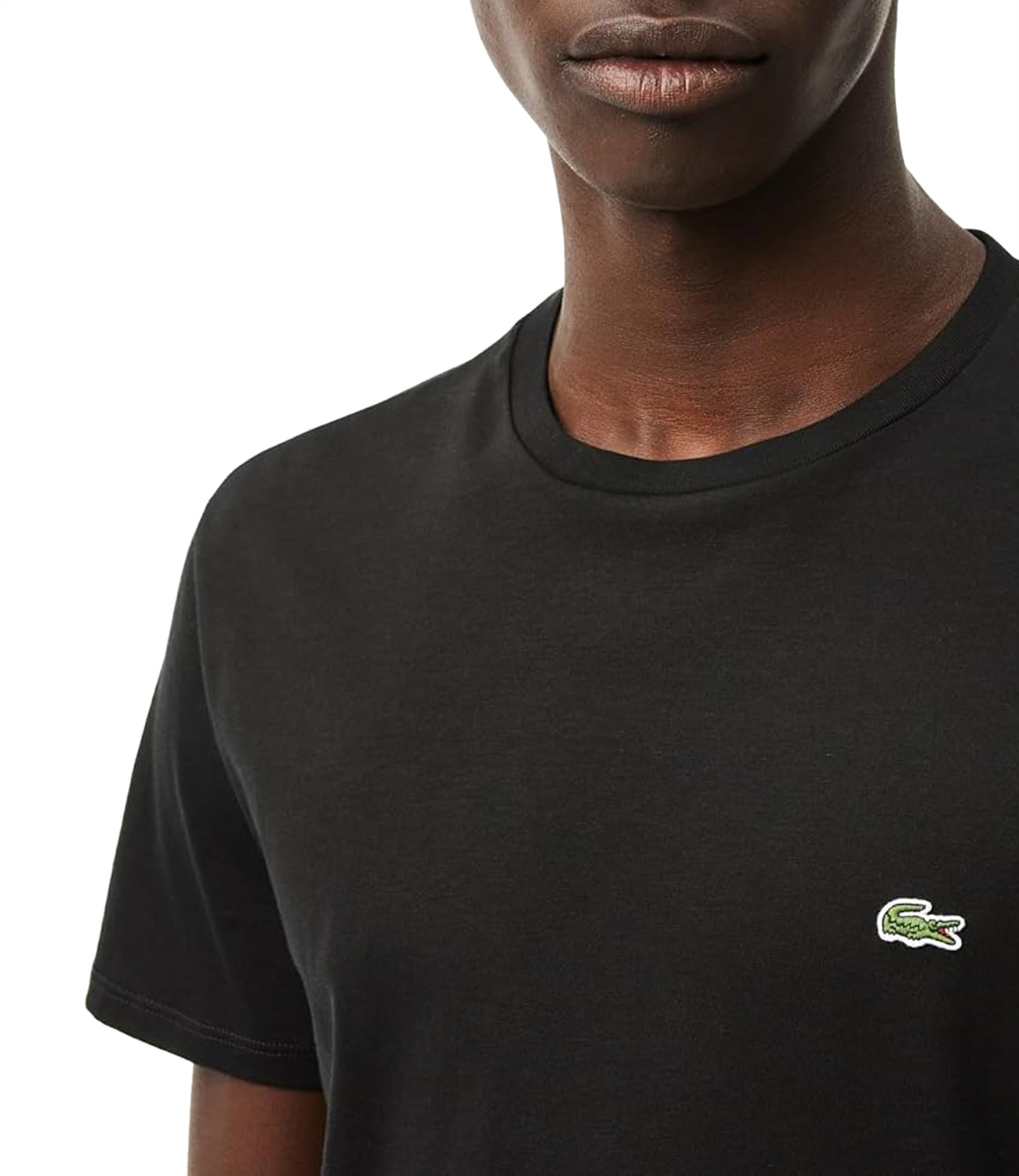 Lacoste T-shirt Uomo Mod. TH6709 PIMA COTTON 031 Nero