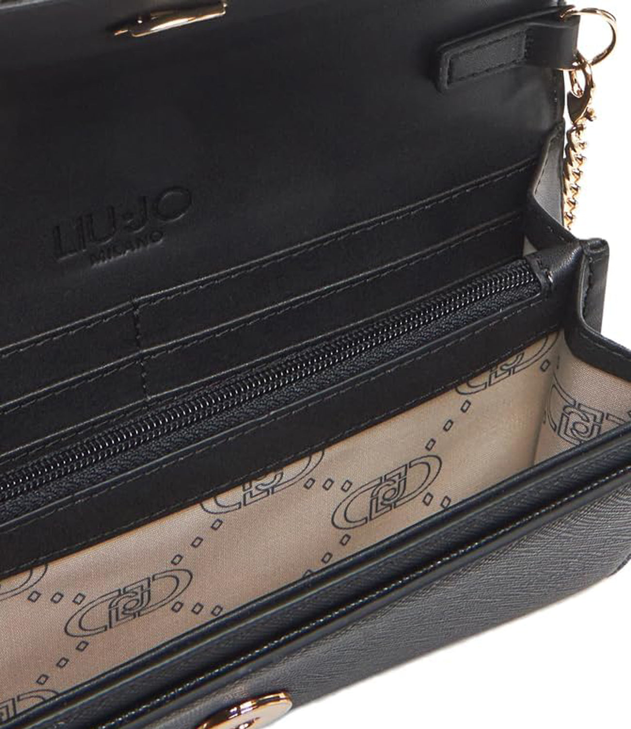 Liu Jo Liu Jo Portafoglio Xl Bifold W/Chain Donna Mod. AA5172 E0087 22222 Nero
