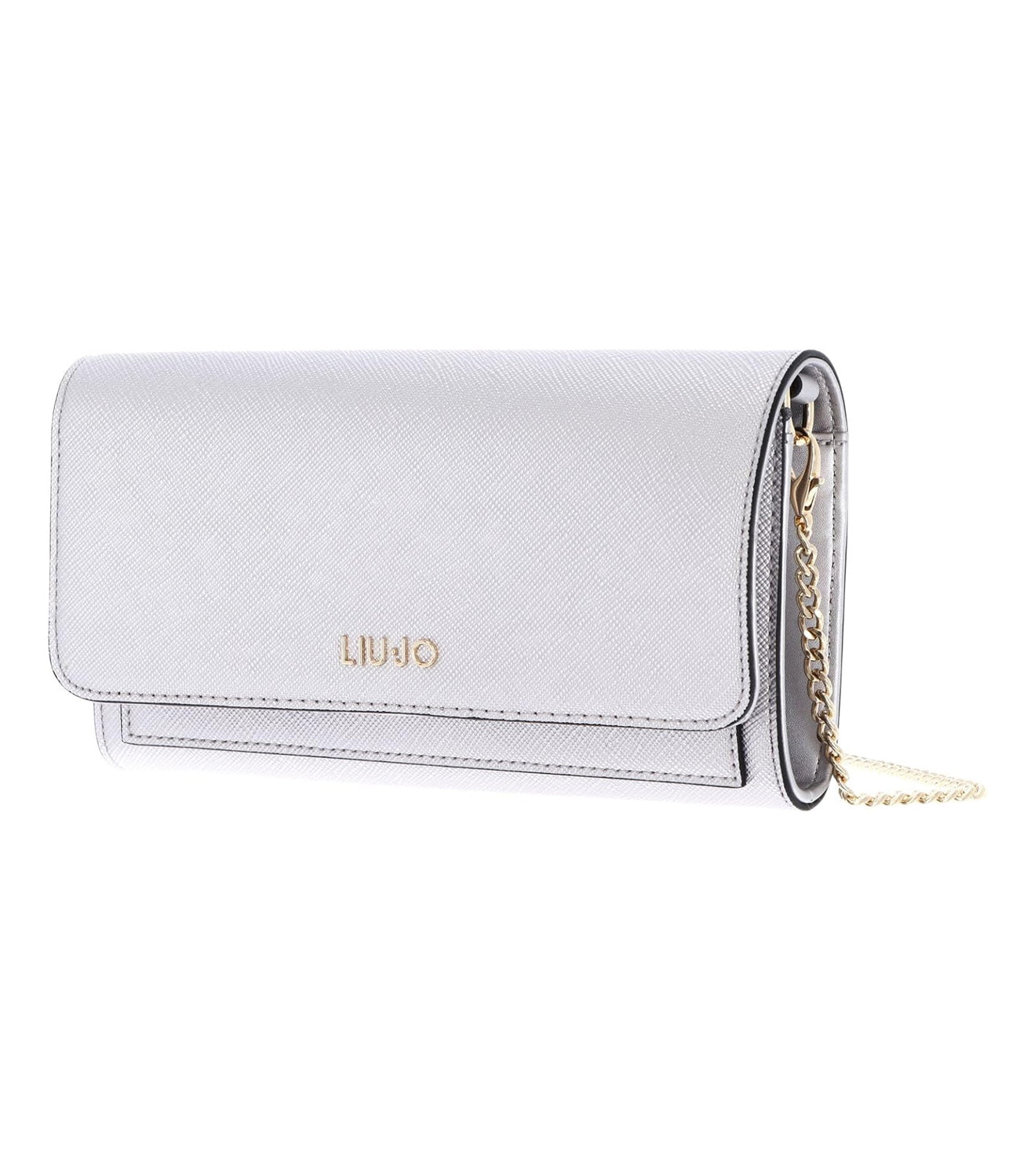 Liu Jo Liu Jo Portafoglio Xl Bifold W/Chain Donna Mod. AA5172 E0087 45002 SILVER Argento