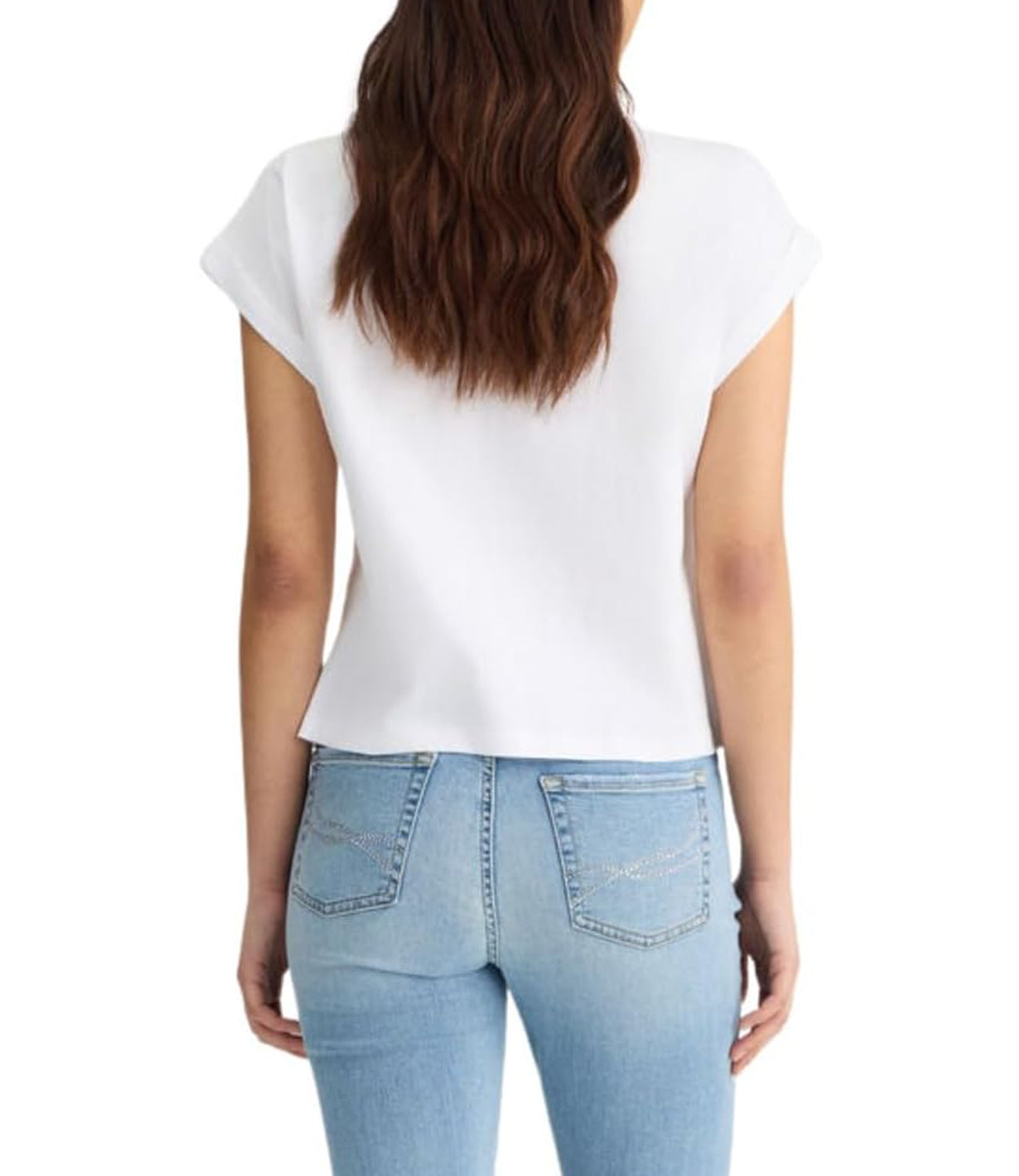 Liu Jo Liu Jo T-shirt Ecs T-Shirt Moda S/M Donna Mod. VA5151 JS923 N9240 Bco/Strass Bicolor