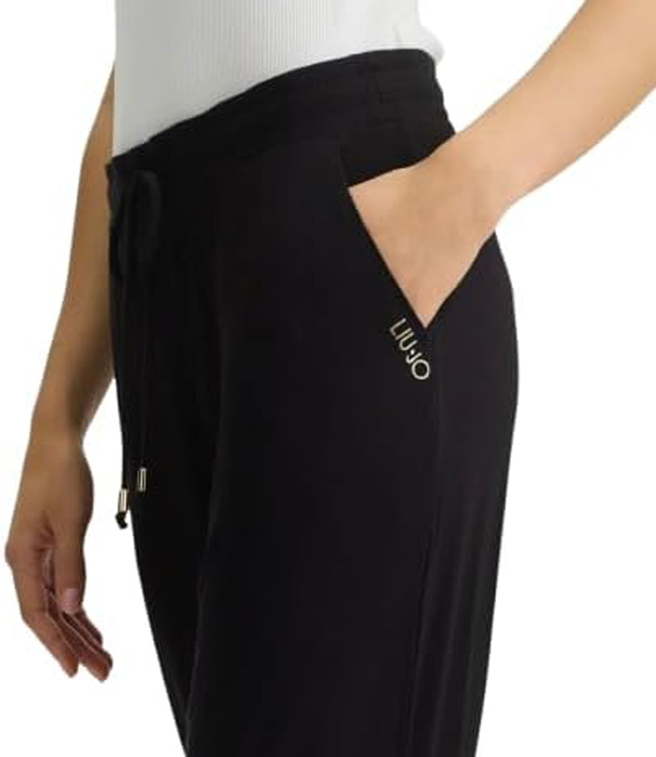 Liu Jo Liu Jo Pantalone Ecs Pant.Jersey Lungo Donna Mod. VA5220 JS360 22222 Nero