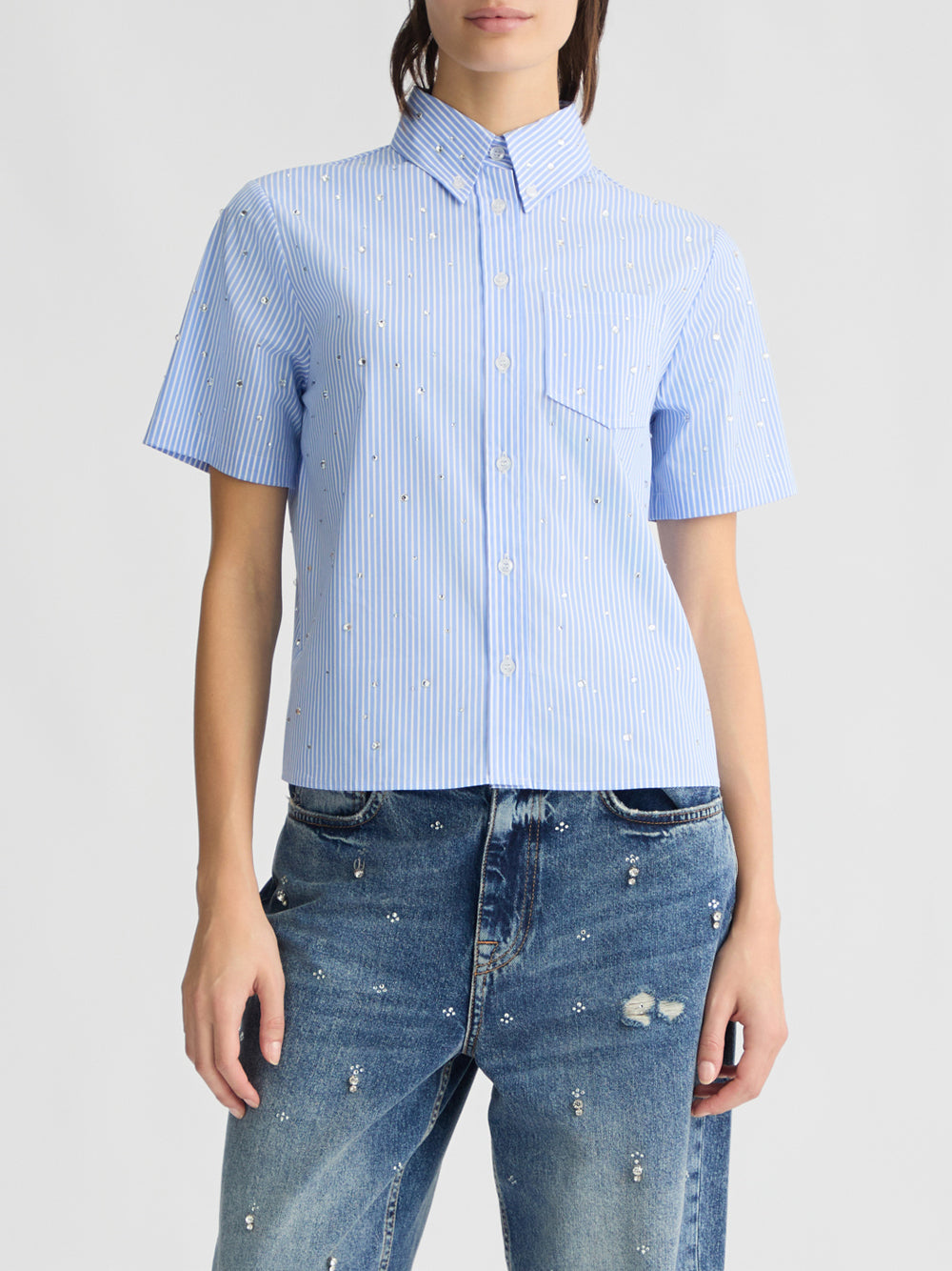 Camicia Liu Jo da Donna - Celeste