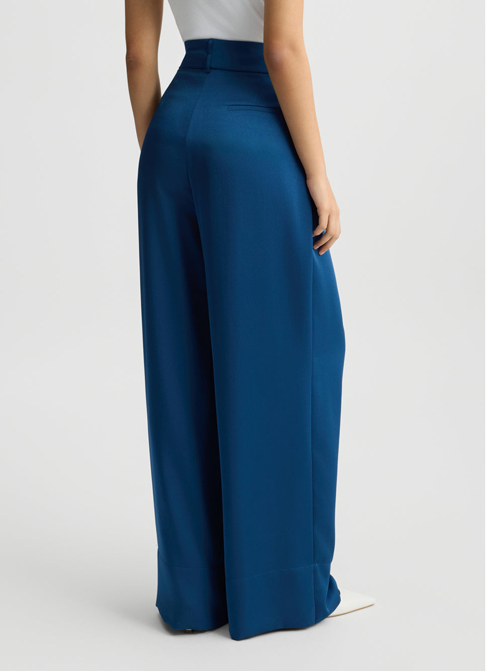 Pantalone Palazzo Liu Jo con Piega da Donna - Blu