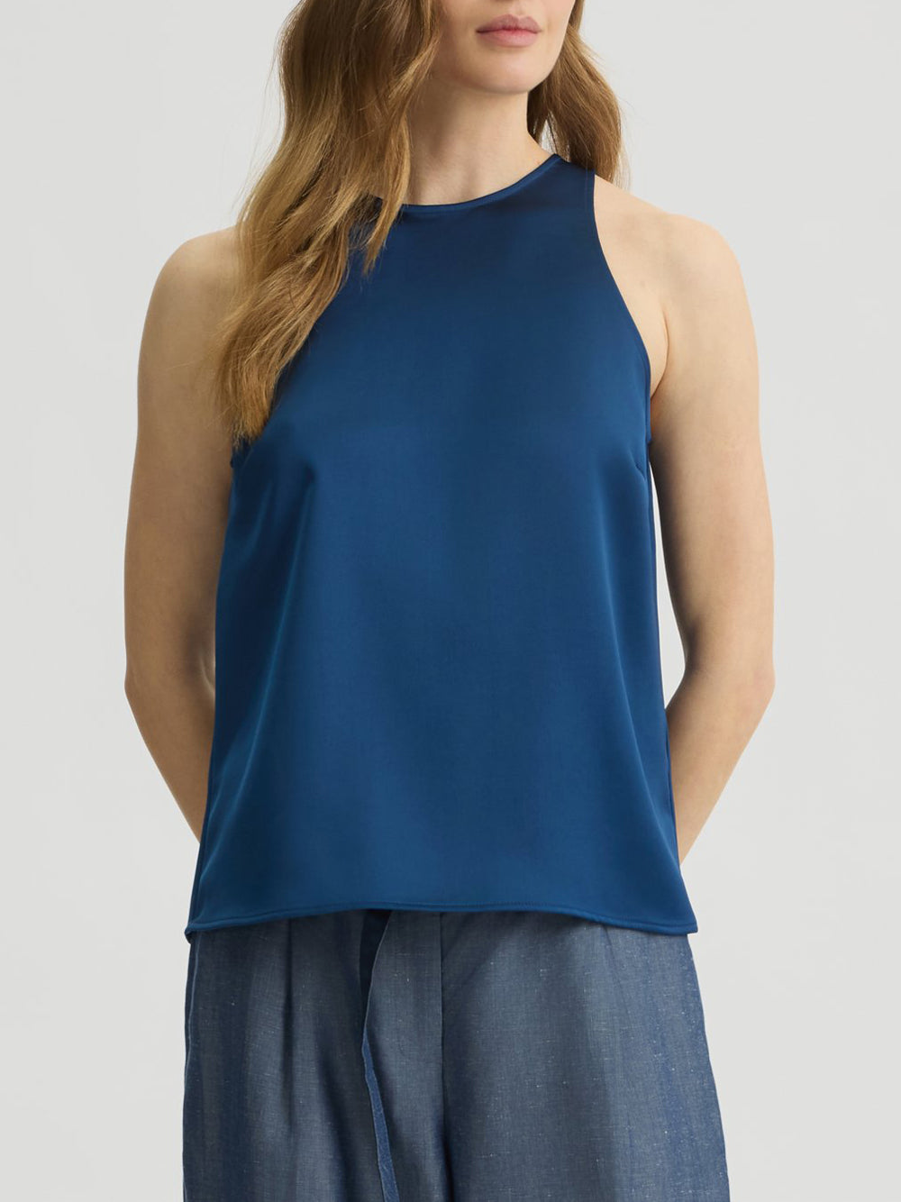 Blusa con Fiocco Liu Jo da Donna - Blu