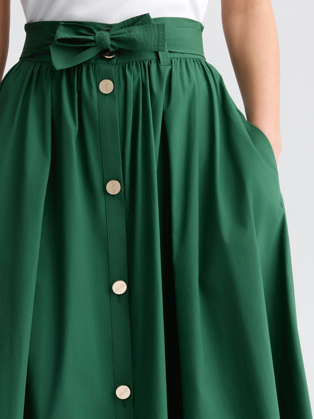 Gonna Longuette Liu Jo da Donna - Verde