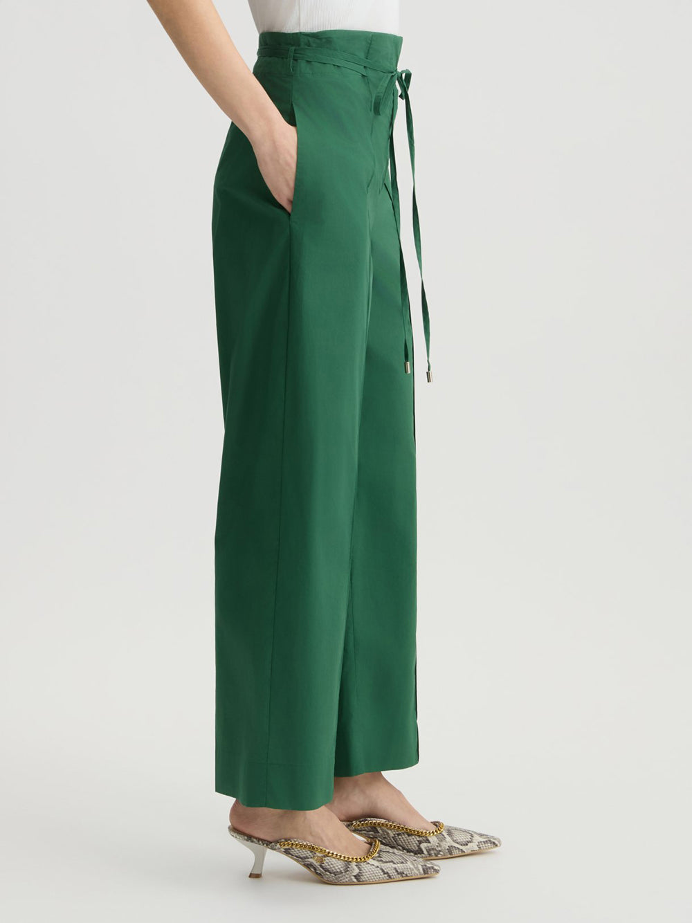 Pantalone Palazzo Liu Jo da Donna - Verde
