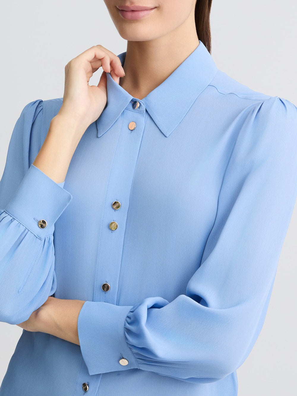 Camicia Liu Jo da Donna - Celeste