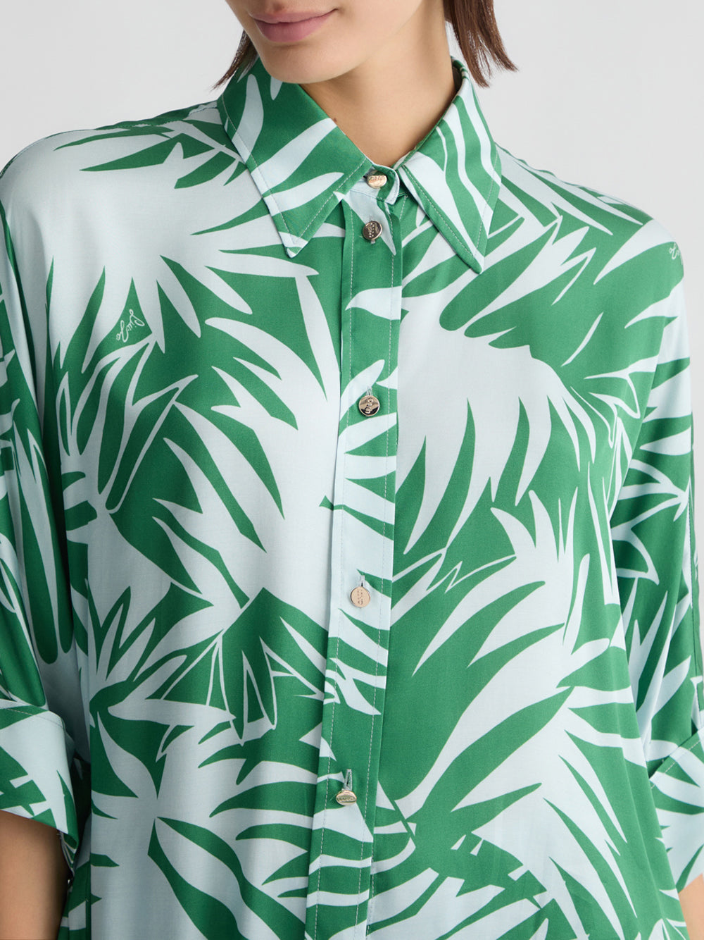 Camicia Fantasia Liu Jo da Donna - Verde