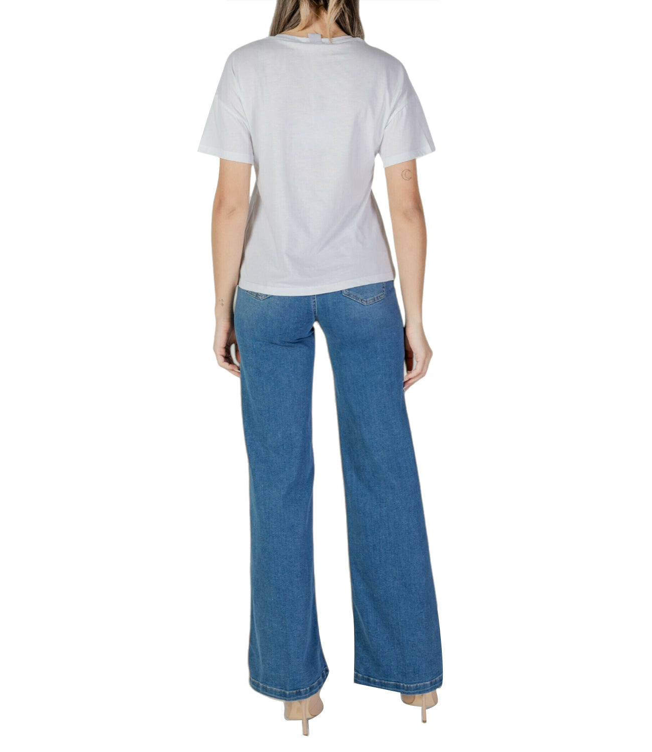 Liu Jo Liu Jo T-shirt Moda Maniche Corte Donna Mod. WA5154 J6308 M9541 B.Ott/Pais.Terracott