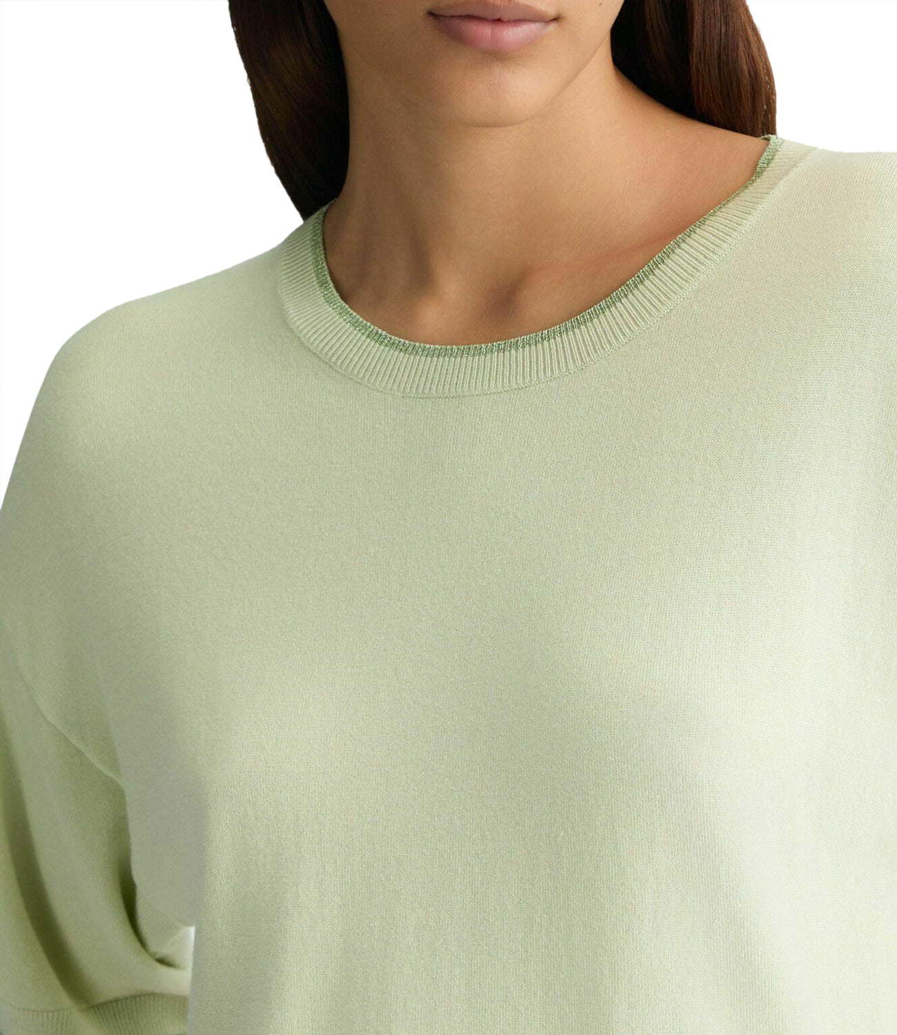 Liu Jo Liu Jo Maglia Ecs Chiusa Maniche Corte Donna Mod. WA5383 MS49I 30212 Tender Greens