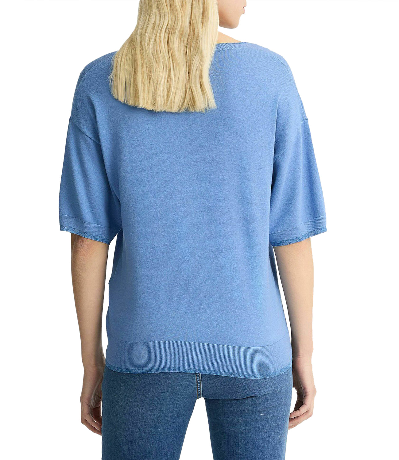 Liu Jo Liu Jo Maglia Ecs Chiusa M/C Donna Mod. WA5383 MS49I 73936 Blu Bonnet