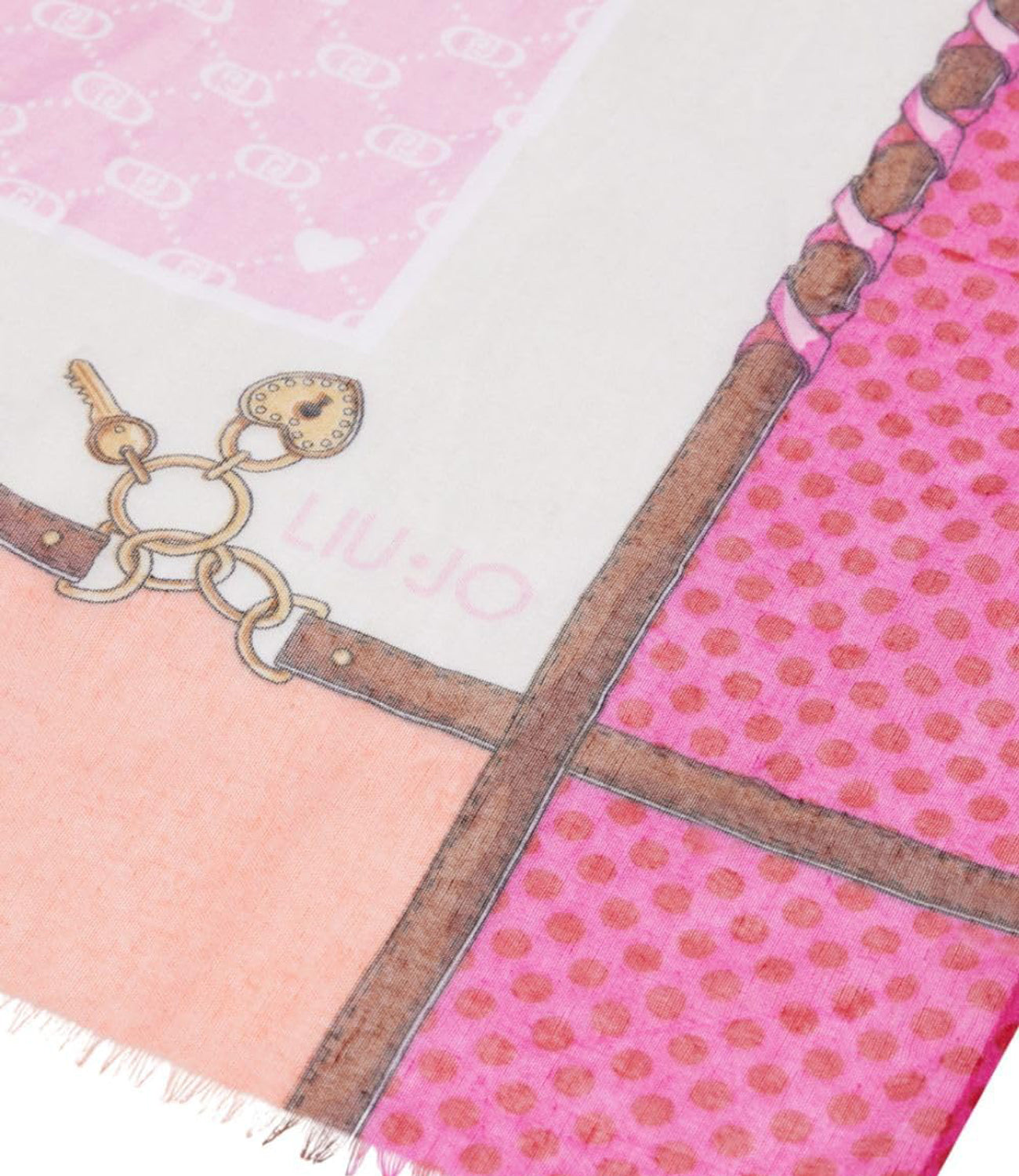 Liu Jo Liu Jo Foulard Ecs Stola S.Valentino 70X180 Donna Mod. 2A5025 T0300 72624 Pink Berry