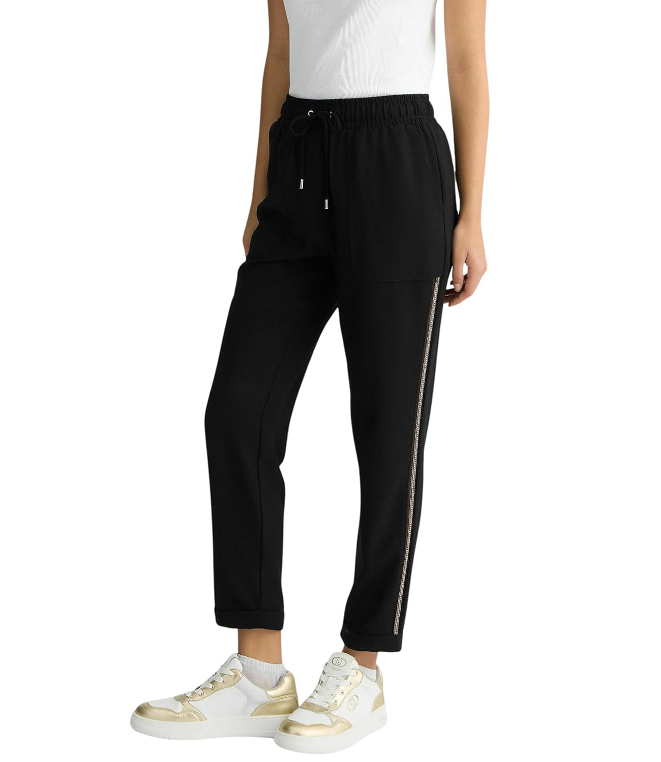 Liu Jo Liu Jo Pantalone Ecs Pant.Ts Tpotf Lungo Donna Mod. TA5140 TS423 22222 Nero