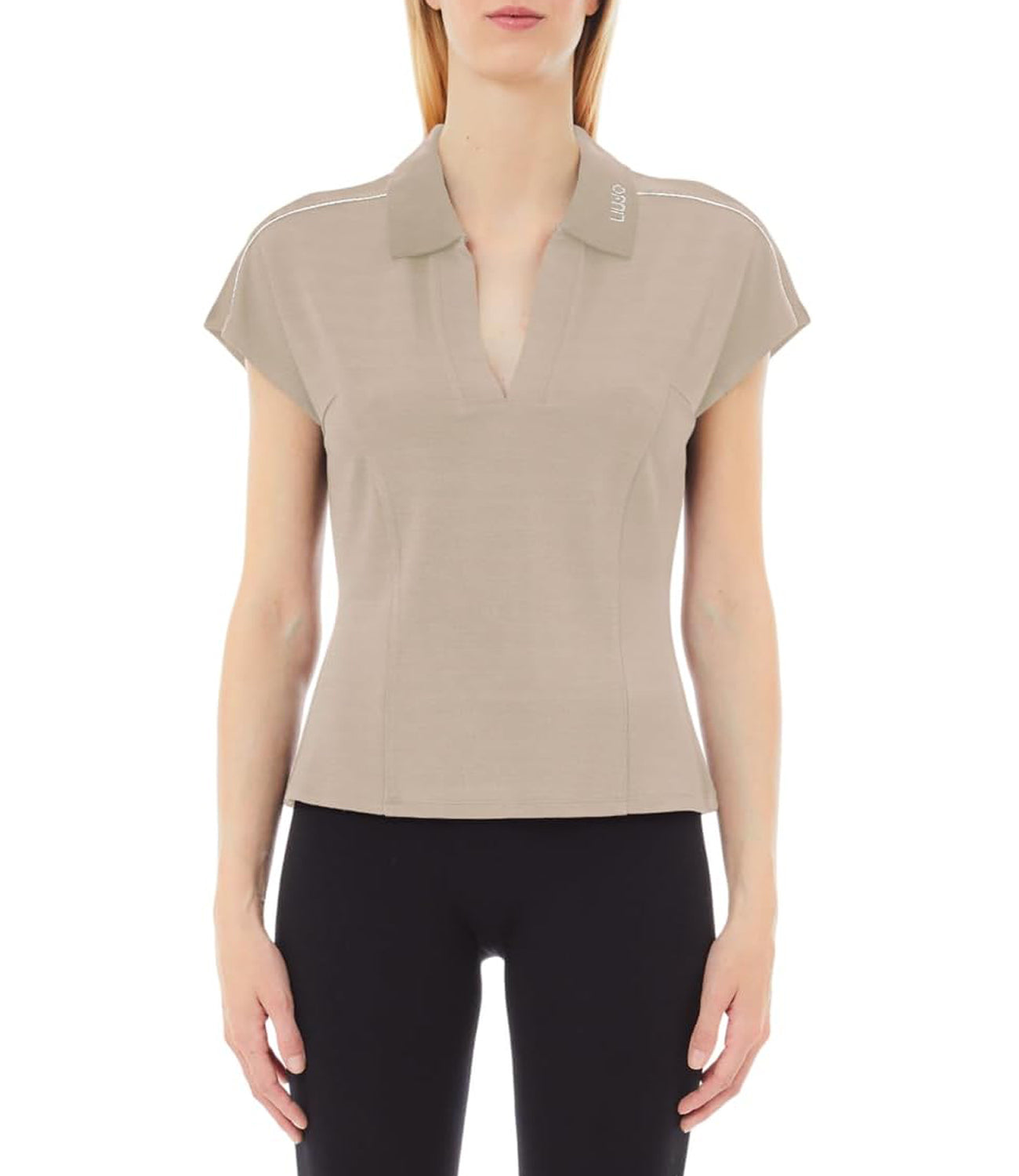 Liu Jo Liu Jo T-shirt T-Shirt Moda M/C Donna Mod. TA5183 J4883 41209 Natural Beige