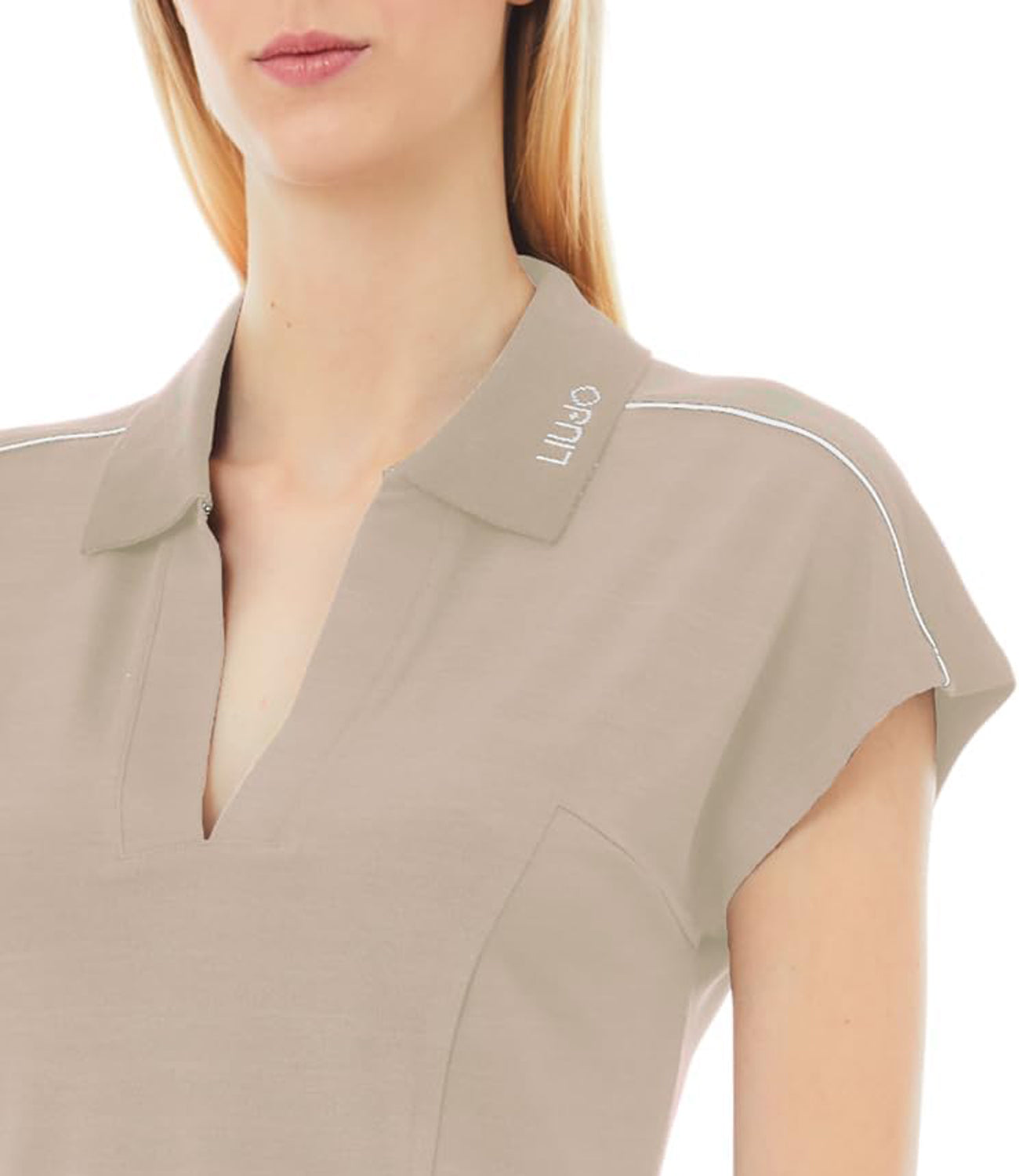 Liu Jo Liu Jo T-shirt T-Shirt Moda M/C Donna Mod. TA5183 J4883 41209 Natural Beige