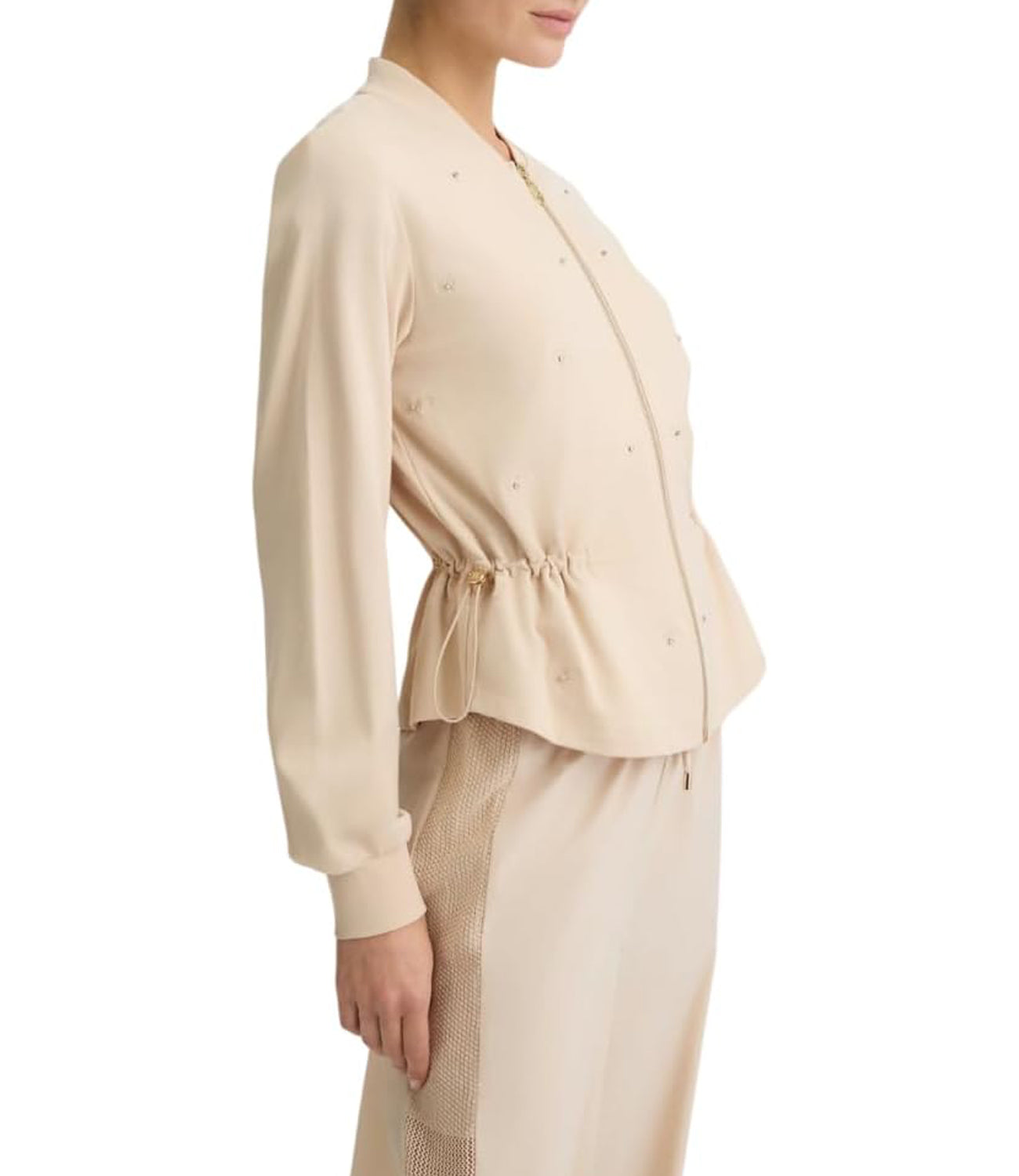 Liu Jo Liu Jo Felpa Felpa Aperta Donna Mod. TA5190 J5942 41209 Natural Beige