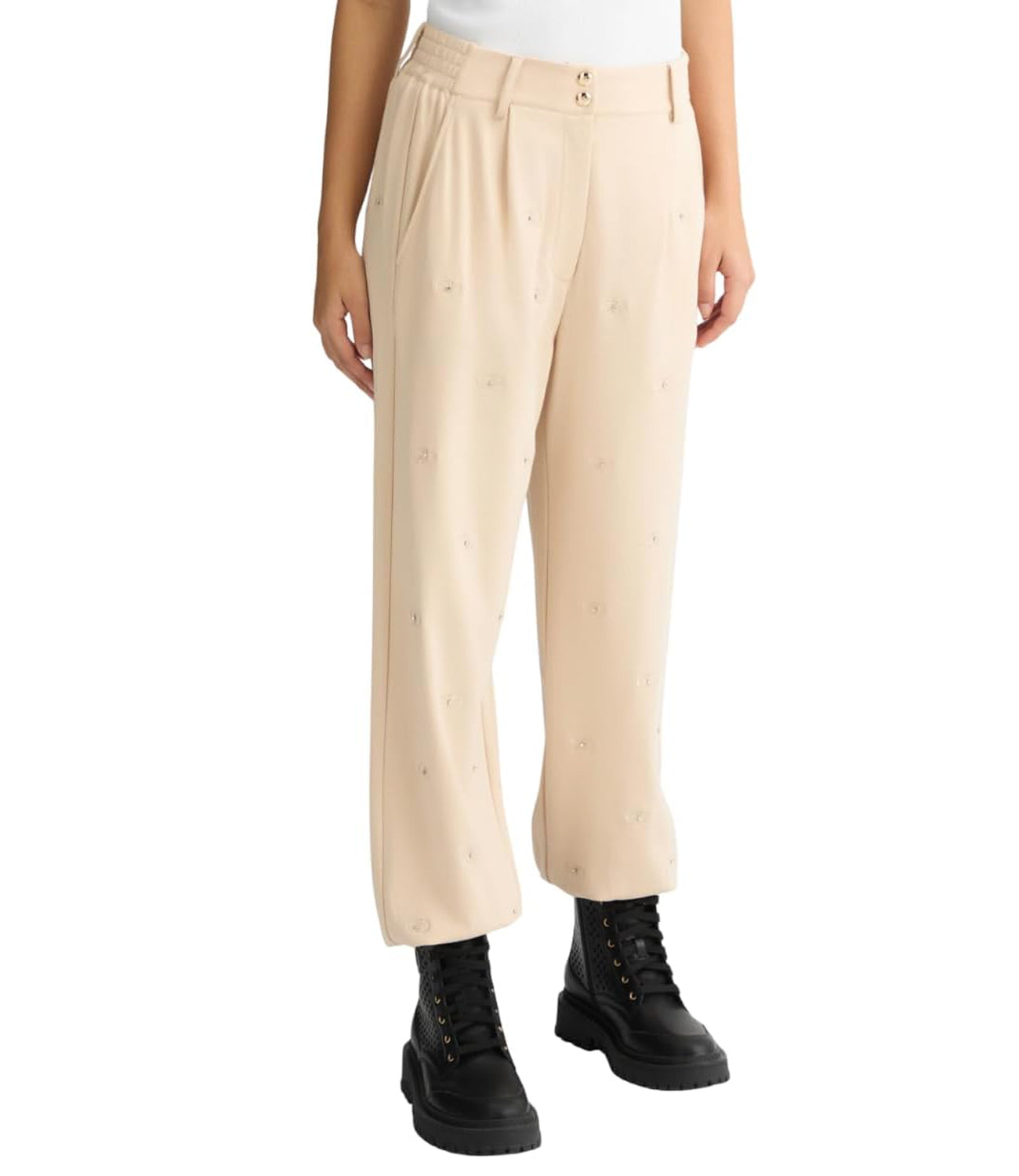 Liu Jo Liu Jo Pantalone Pant.Jersey Lungo Donna Mod. TA5193 J5942 41209 Natural Beige