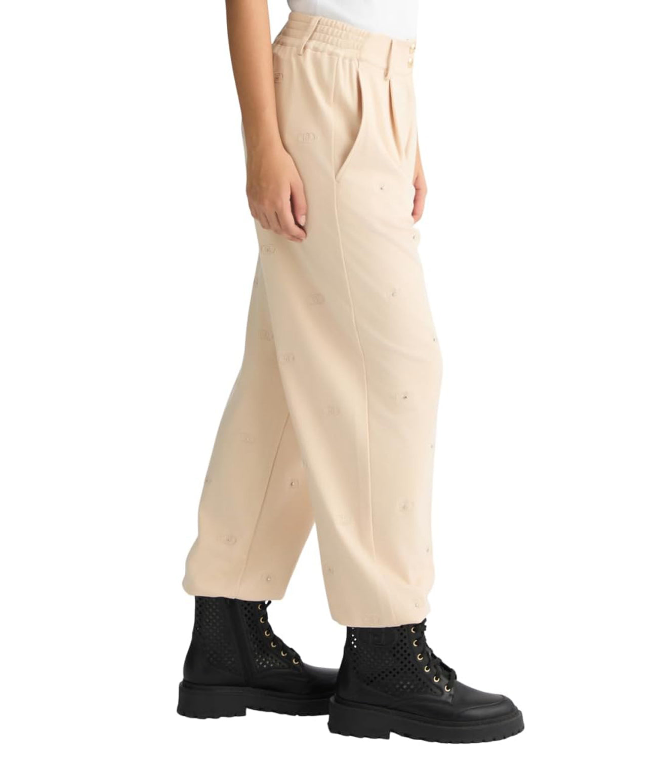 Liu Jo Liu Jo Pantalone Pant.Jersey Lungo Donna Mod. TA5193 J5942 41209 Natural Beige