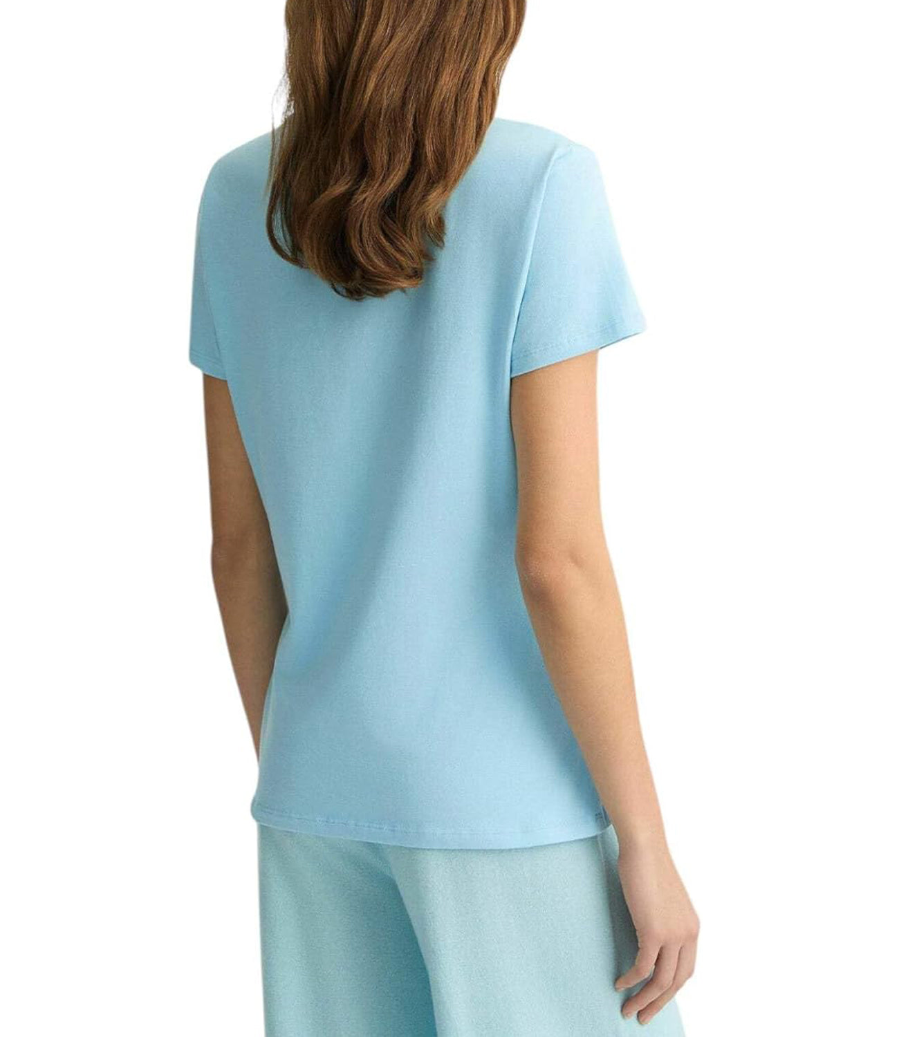 Liu Jo Liu Jo T-shirt Ecs T-Shirt Moda Manica Corta Donna Mod. TA5214 JS003 M9123 Crystal Blue Liujo