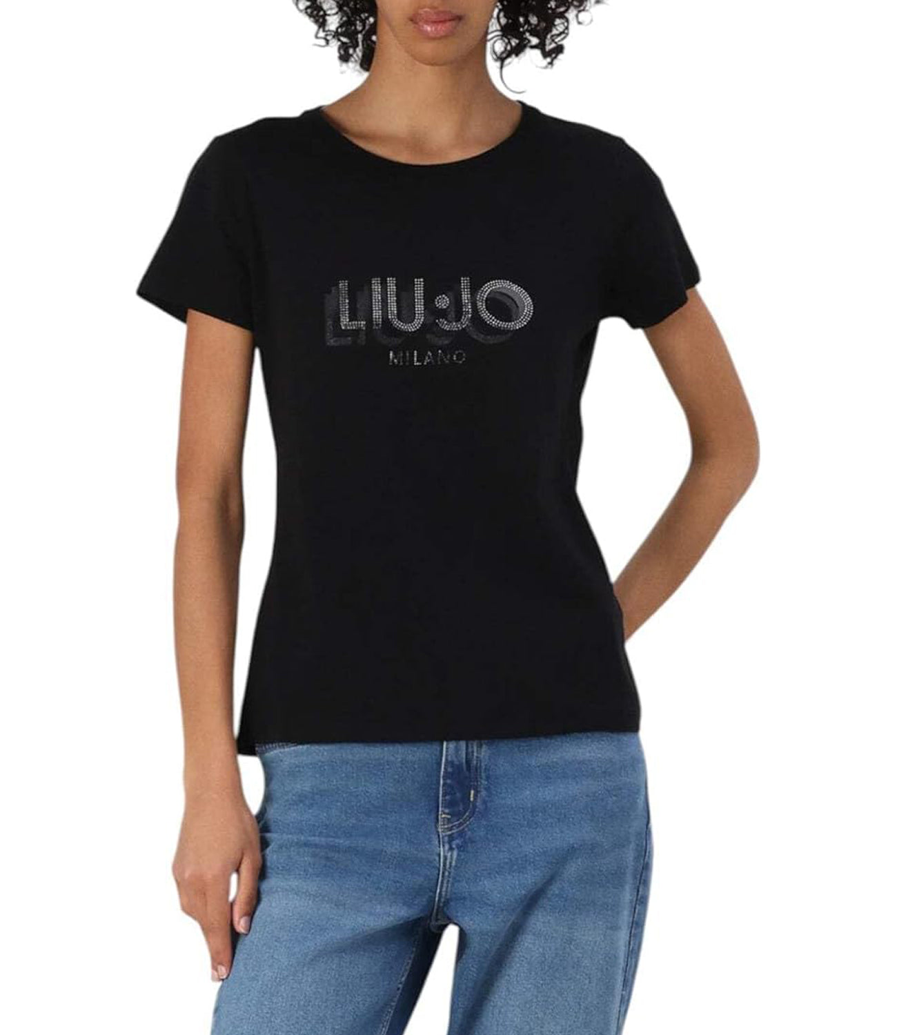 Liu Jo Liu Jo T-shirt Ecs T-Shirt Moda Manica Corta Donna Mod. TA5214 JS003 M9509 Nuit Noir/Liujo