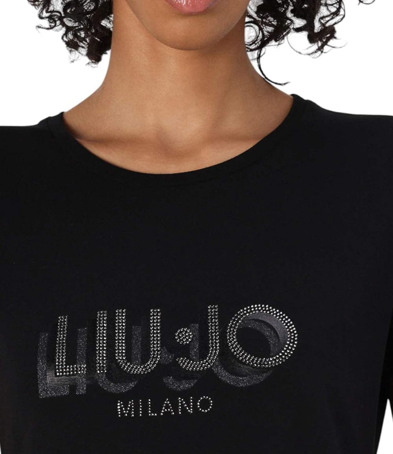 Liu Jo Liu Jo T-shirt Ecs T-Shirt Moda Manica Corta Donna Mod. TA5214 JS003 W9415 Nero/Liujo