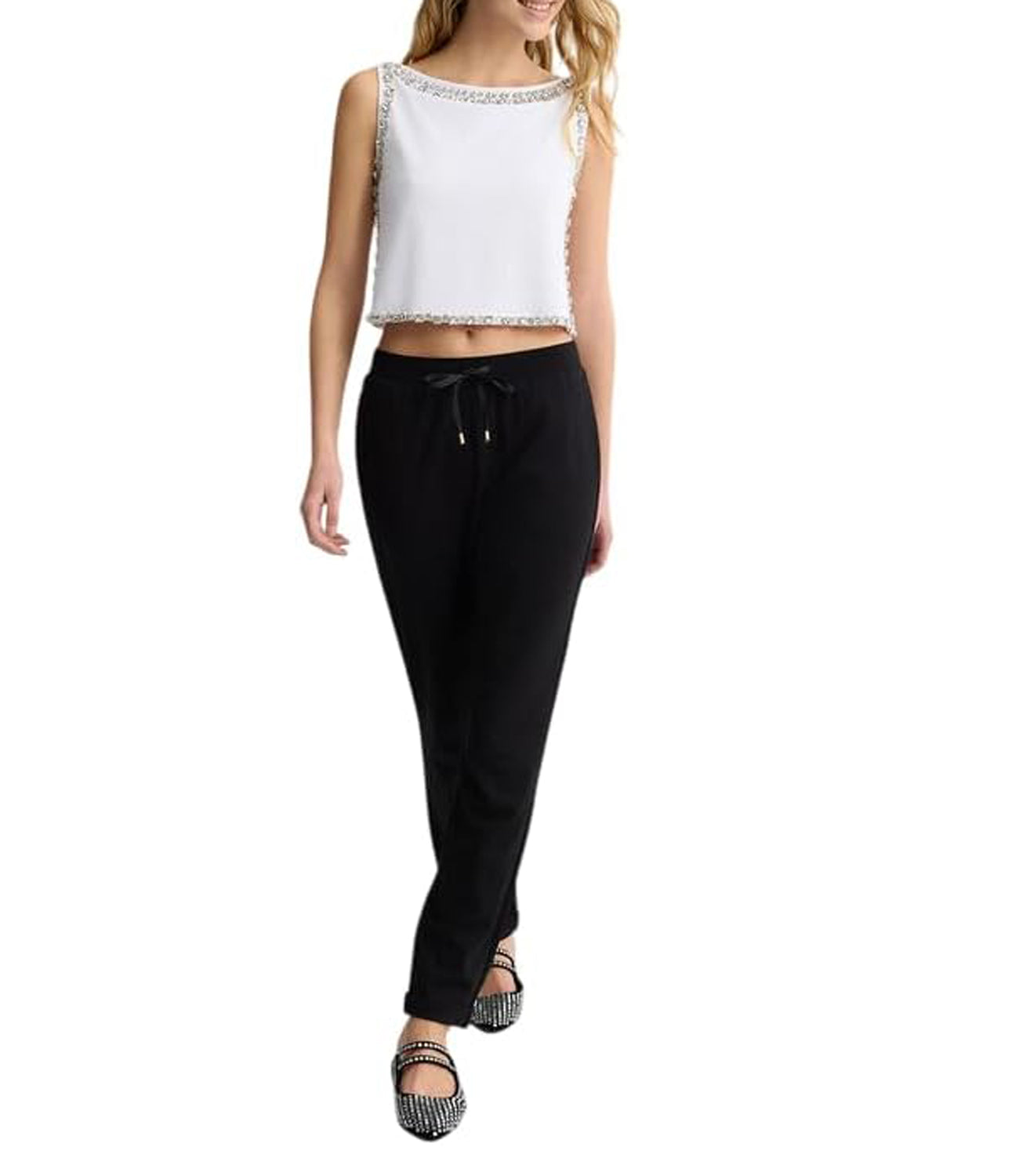 Liu Jo Liu Jo Pantalone Pant.Jersey Lungo Donna Mod. TA5303 J5942 22222 Nero