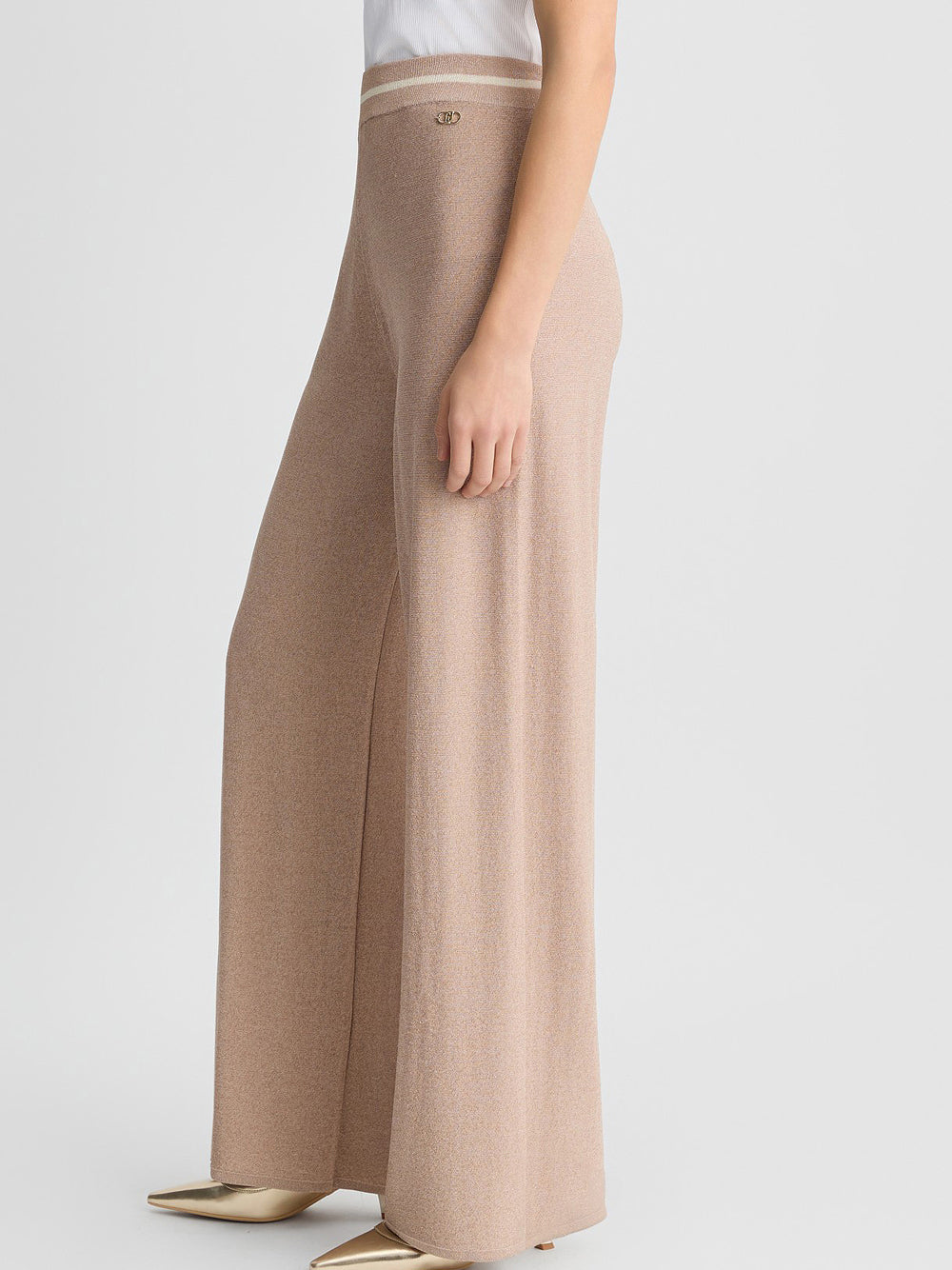 Pantalone Jogger Liu Jo da Donna - Beige