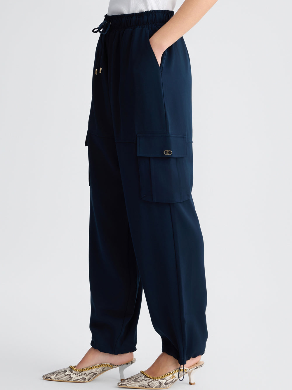 Pantalone Jogger Liu Jo da Donna - Blu