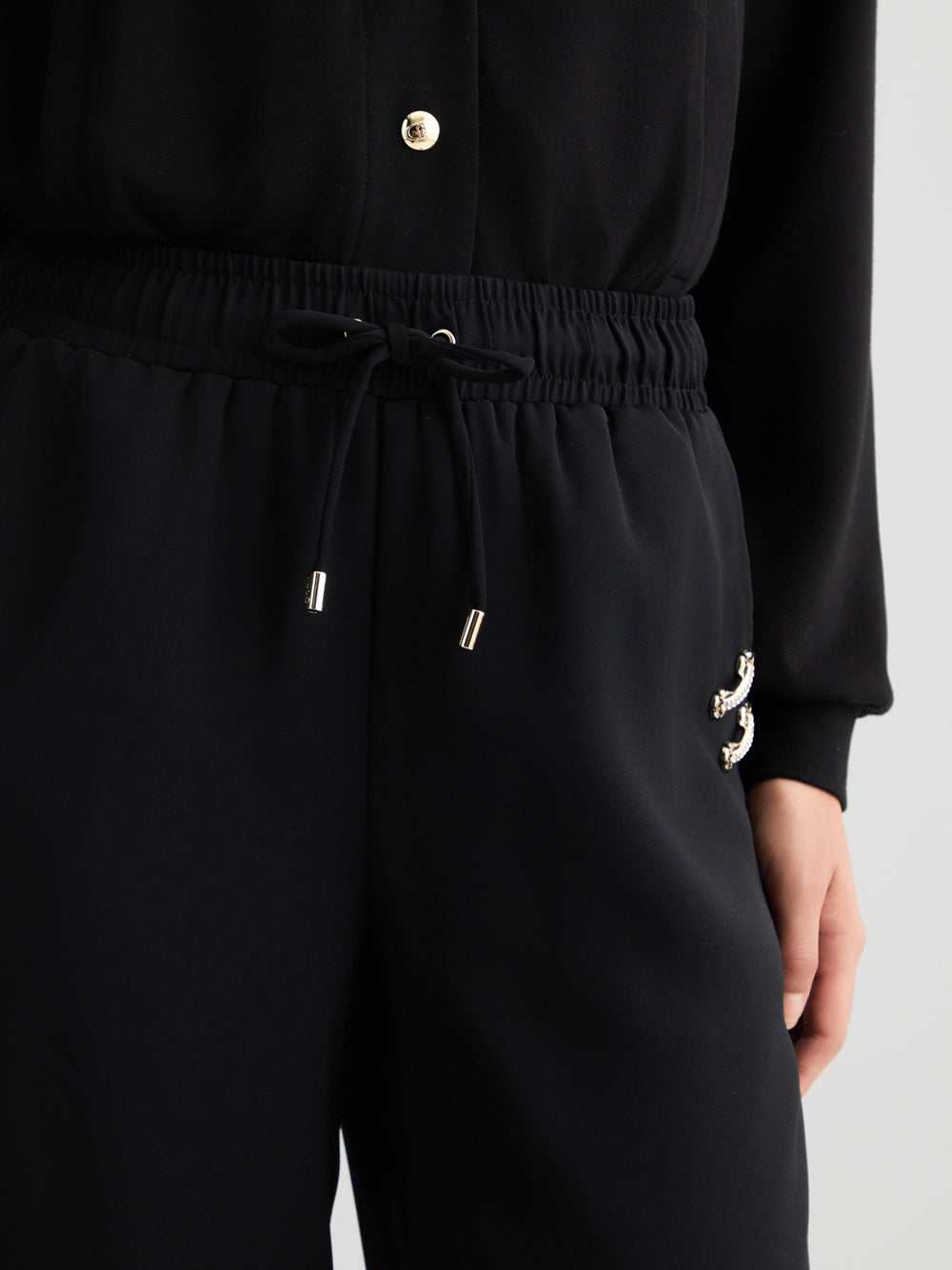 Pantalone Jogger Liu Jo da Donna - Nero