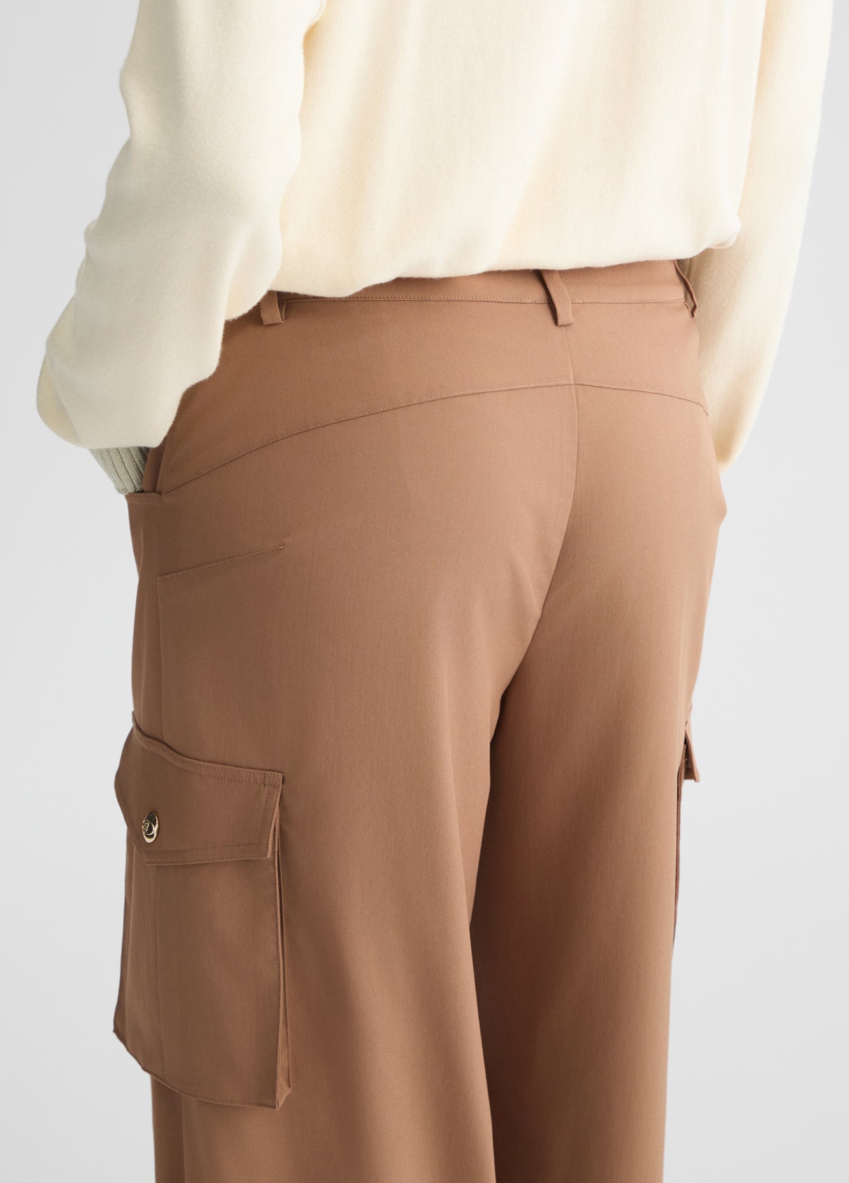 Pantalone Cargo Liu Jo da Donna - Marrone