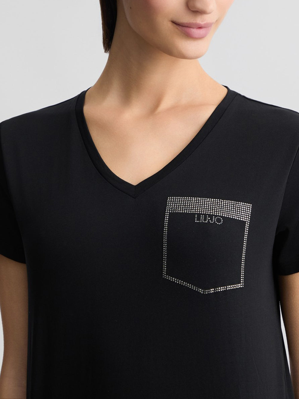 T-shirt Liu Jo da Donna - Nero