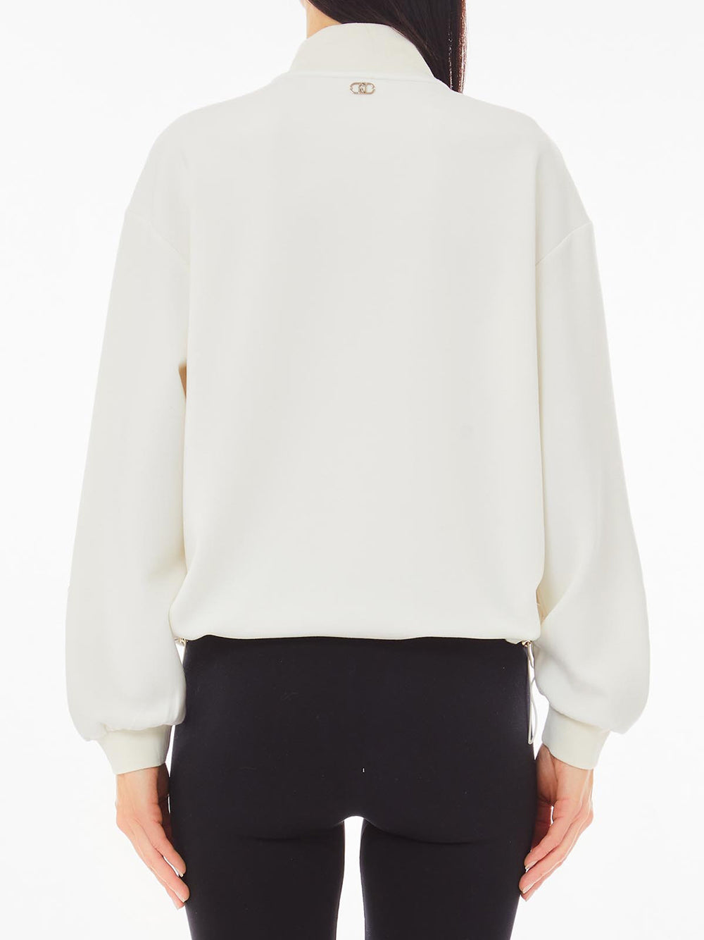 Felpa Zip Liu Jo da Donna - Bianco