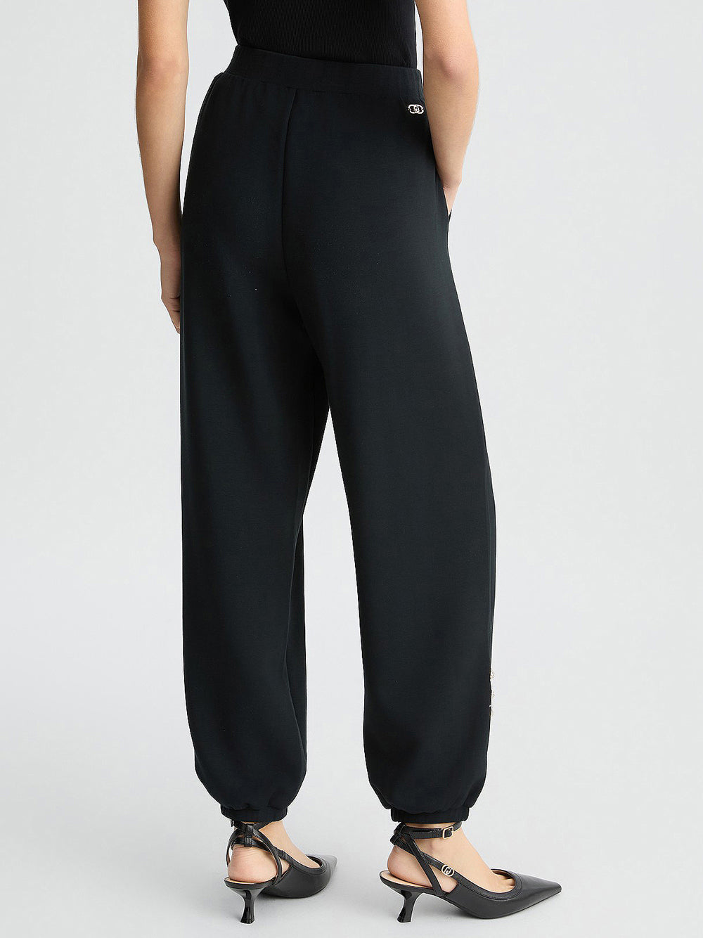 Pantalone Jogger Liu Jo da Donna - Nero