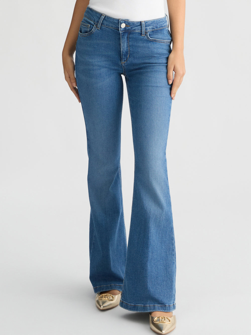 Jeans a Zampa Liu Jo da Donna - Denim