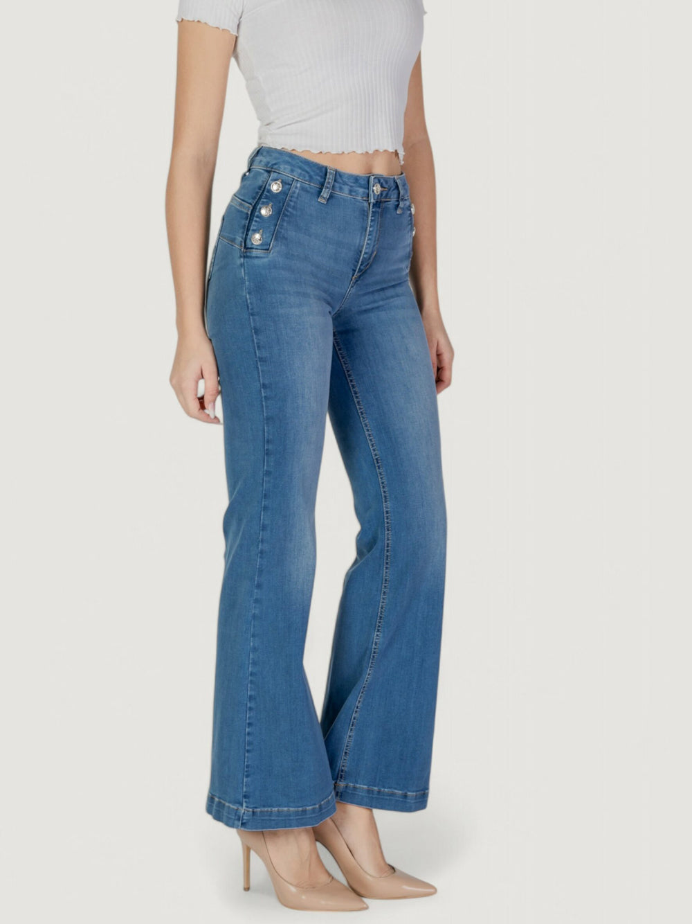 Jeans a Zampa Liu Jo da Donna - Denim