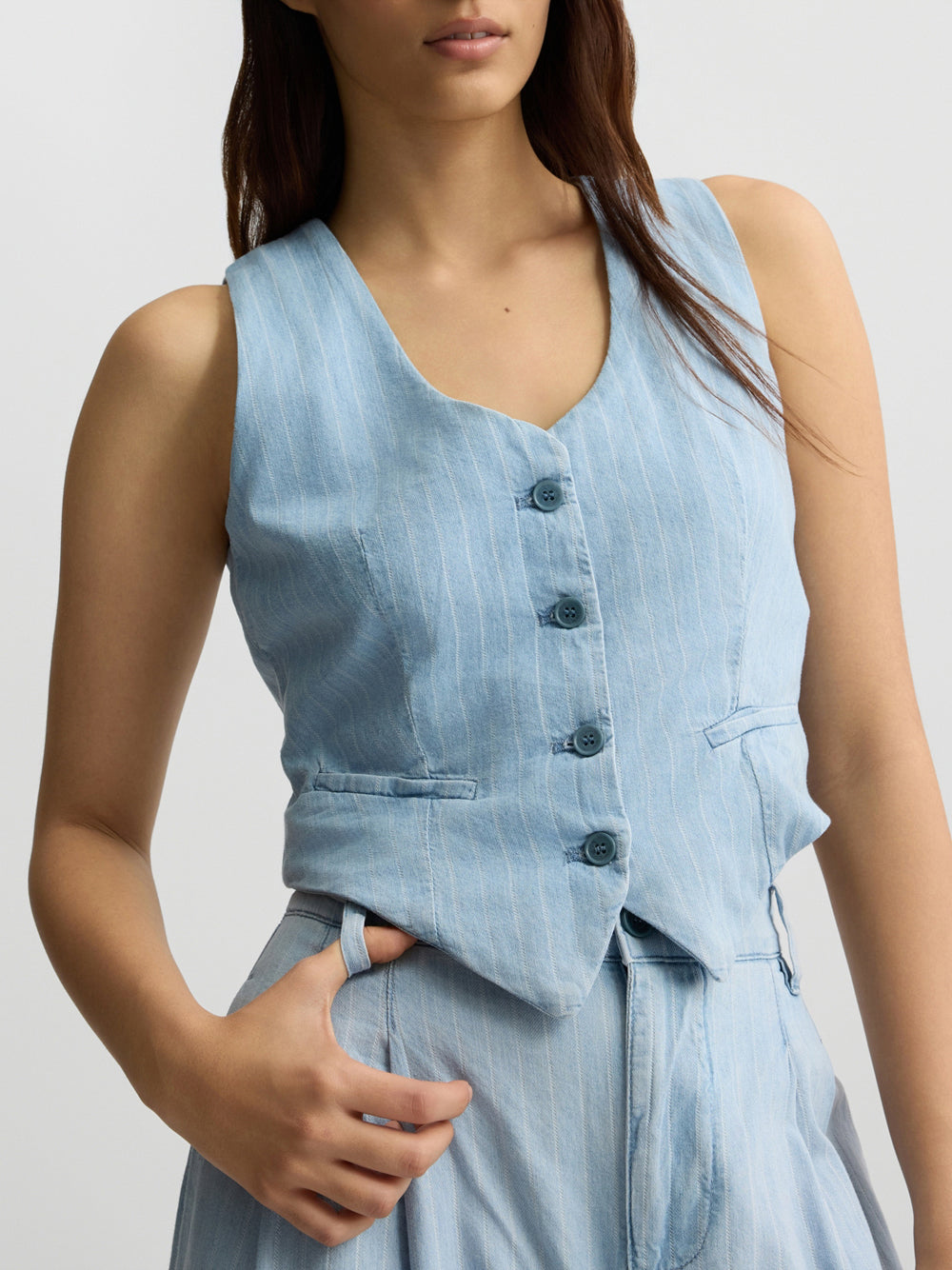 Gilet Liu Jo da Donna - Celeste