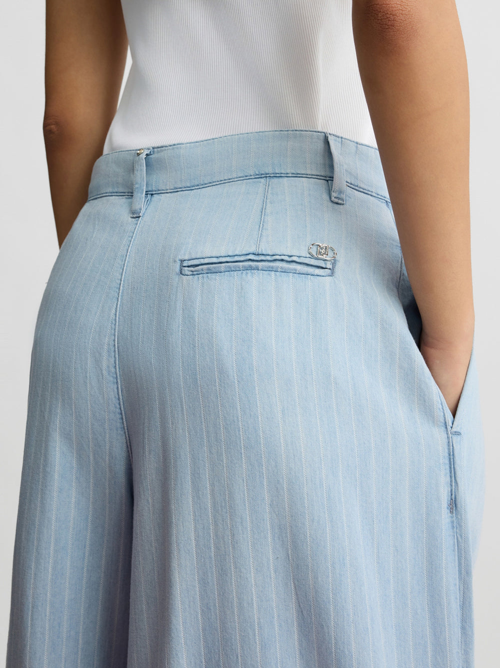 Jeans a Palazzo Liu Jo da Donna - Denim