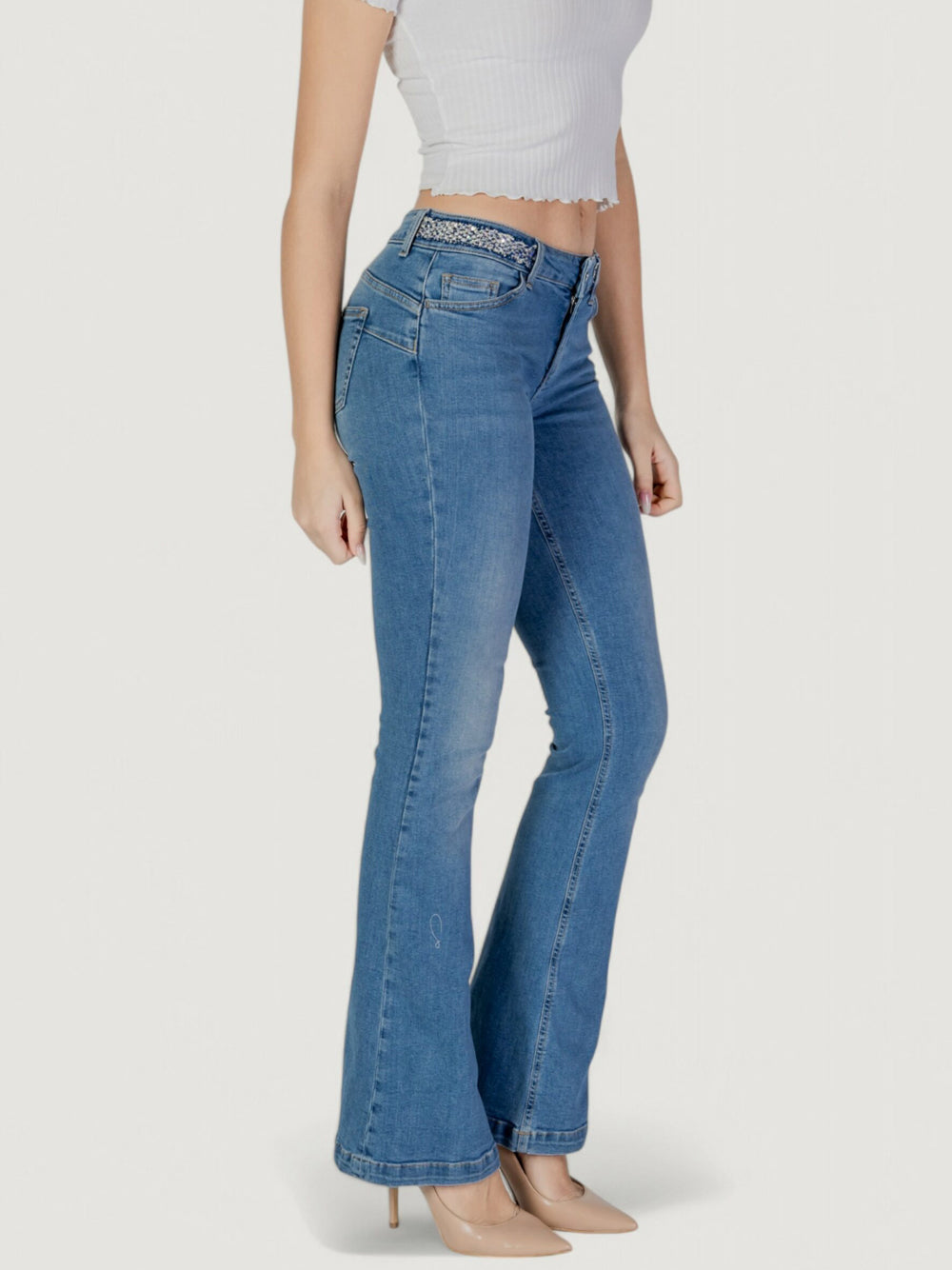 Jeans a Zampa Liu Jo da Donna - Denim