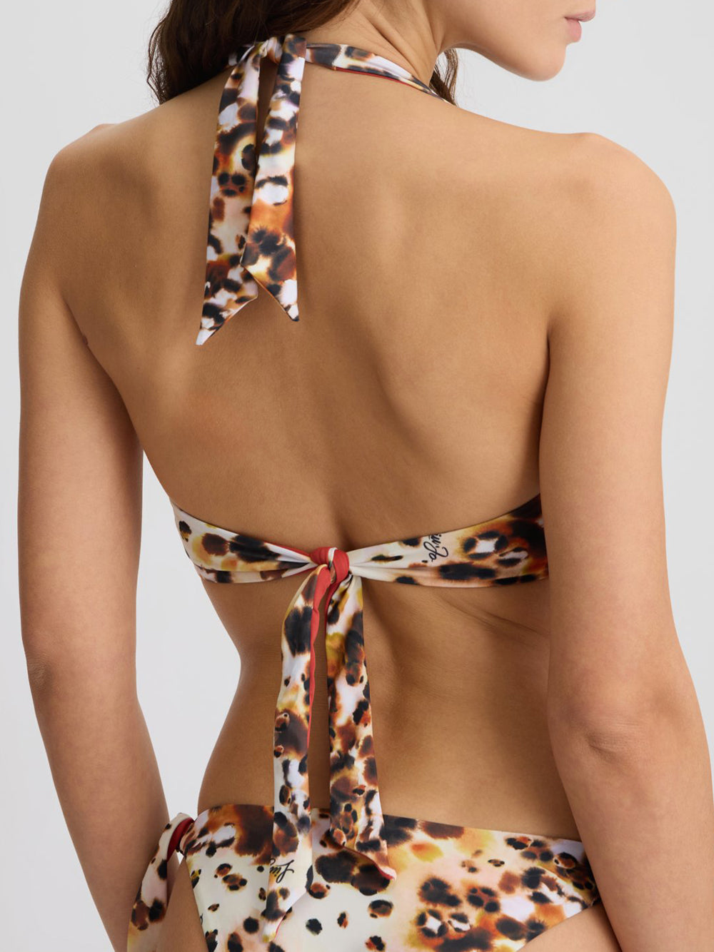 Bikini Pezzo Sopra Liu Jo da Donna - Maculato Marrone