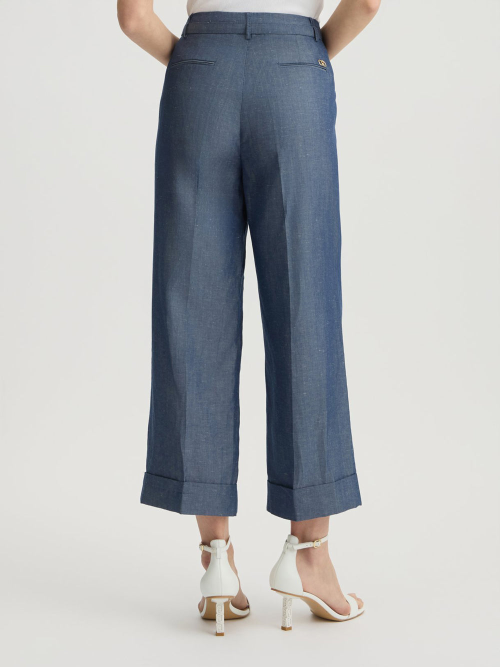 Pantalone Palazzo Liu Jo da Donna - Blu