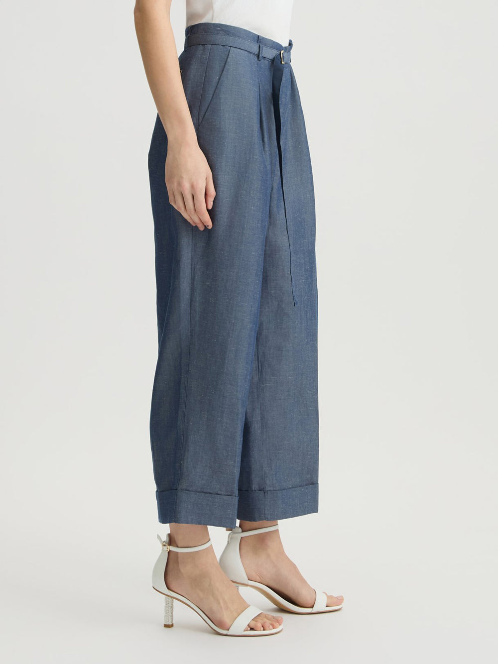 Pantalone Palazzo Liu Jo da Donna - Blu