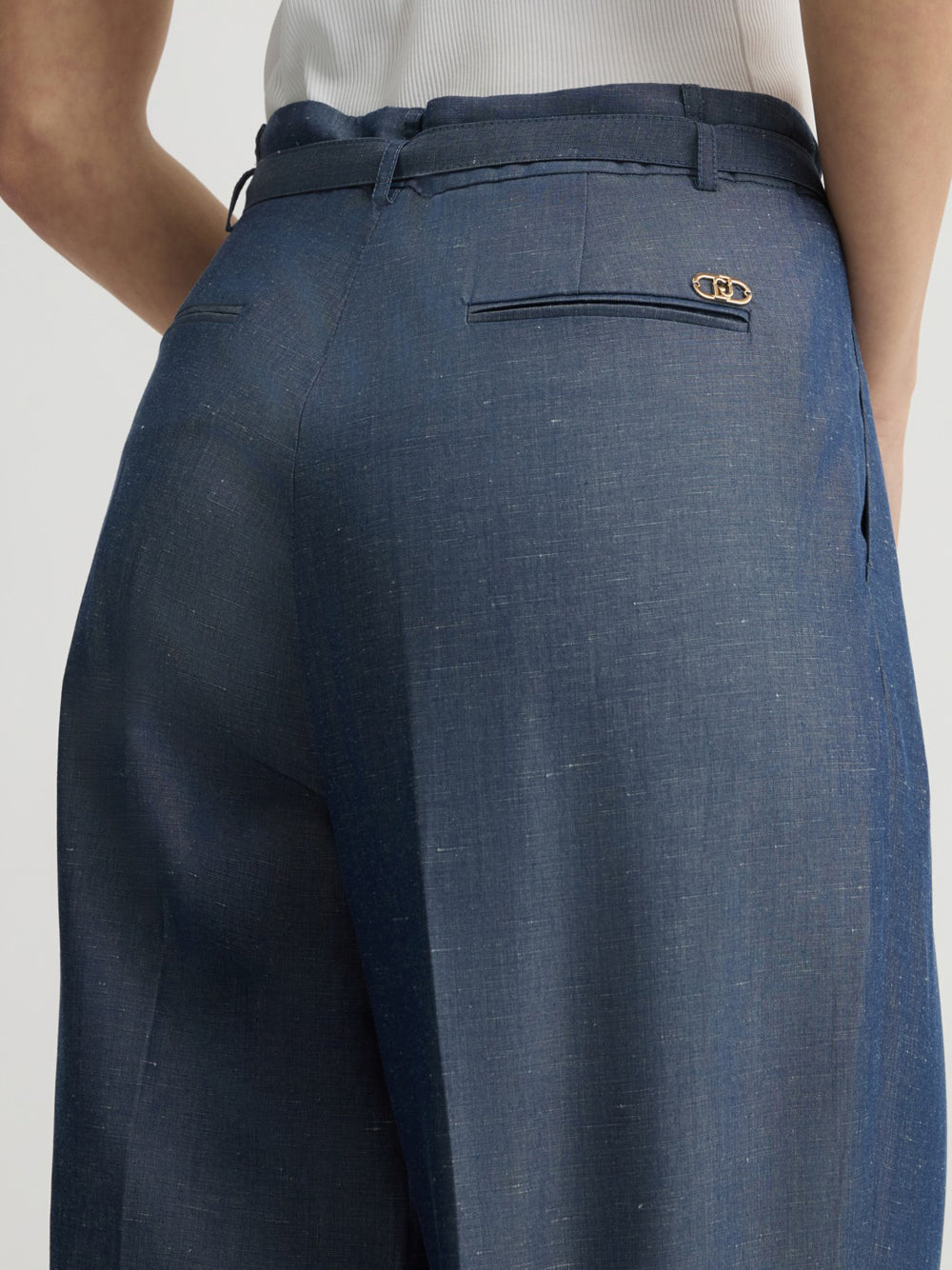 Pantalone Palazzo Liu Jo da Donna - Blu