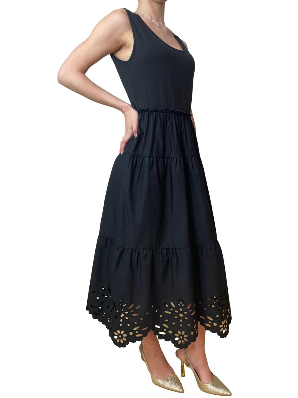 Vestito Longuette Liu Jo da Donna - Nero