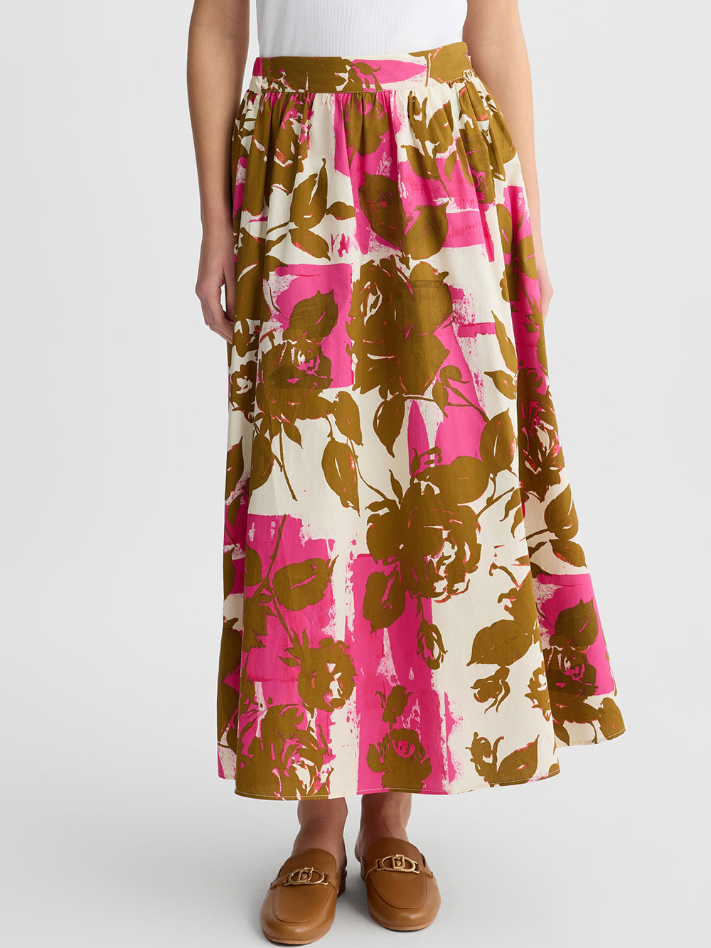 Gonna Longuette Liu Jo da Donna - Floreale Multicolore