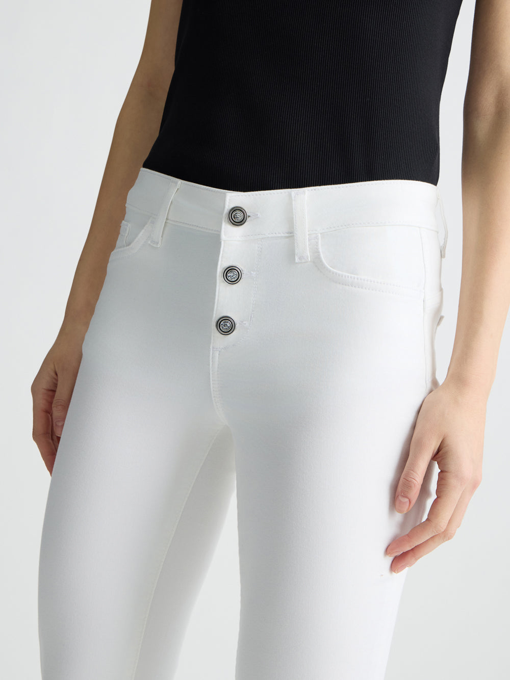 Pantalone Capri Liu Jo da Donna - Bianco