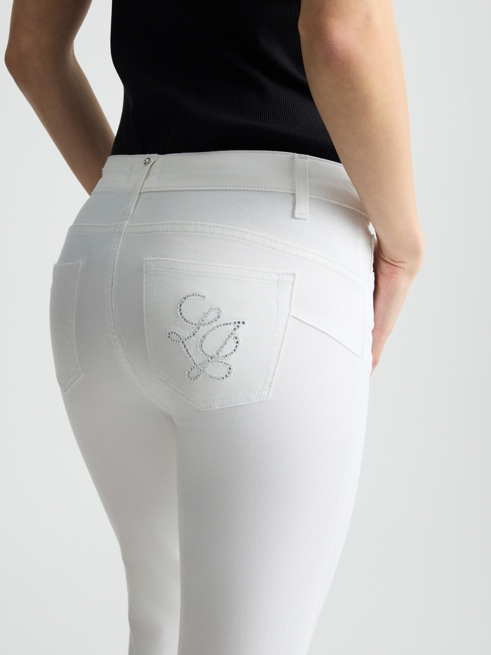 Pantalone Capri Liu Jo da Donna - Bianco