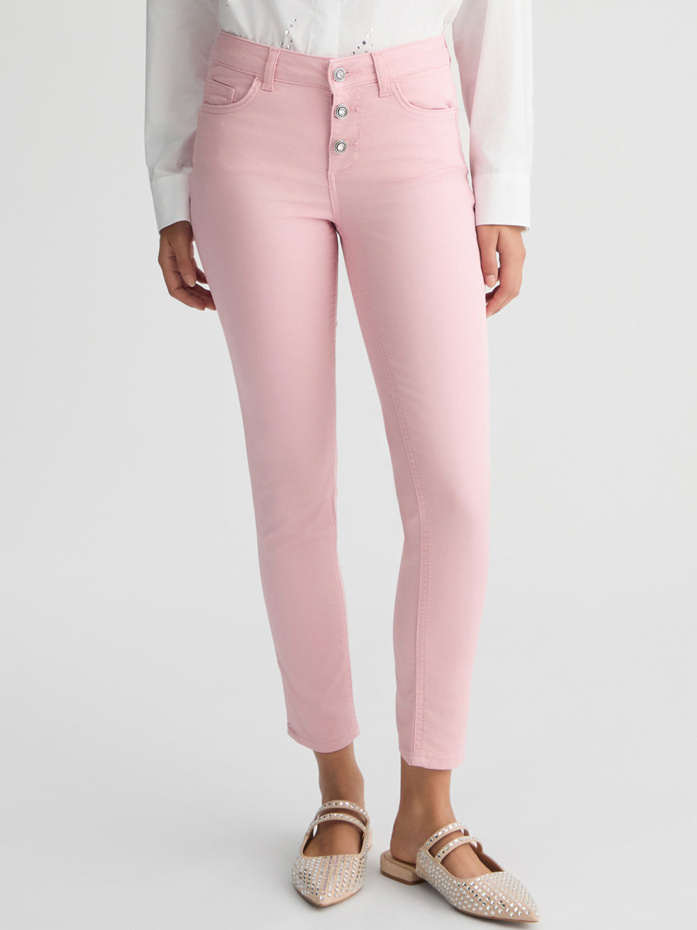 Pantalone Capri Liu Jo da Donna - Rosa